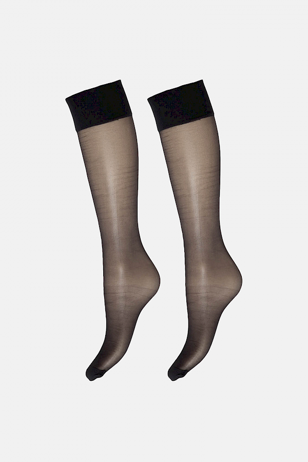 Silk look 20 den kneehighs 2-p