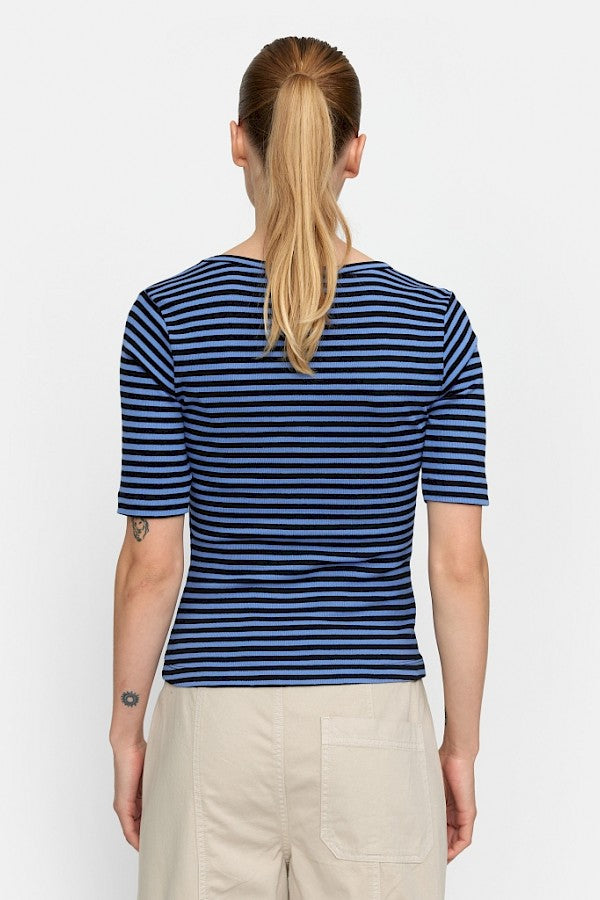 ESBlossom Stripe 2/4 T-shirt - GOTS