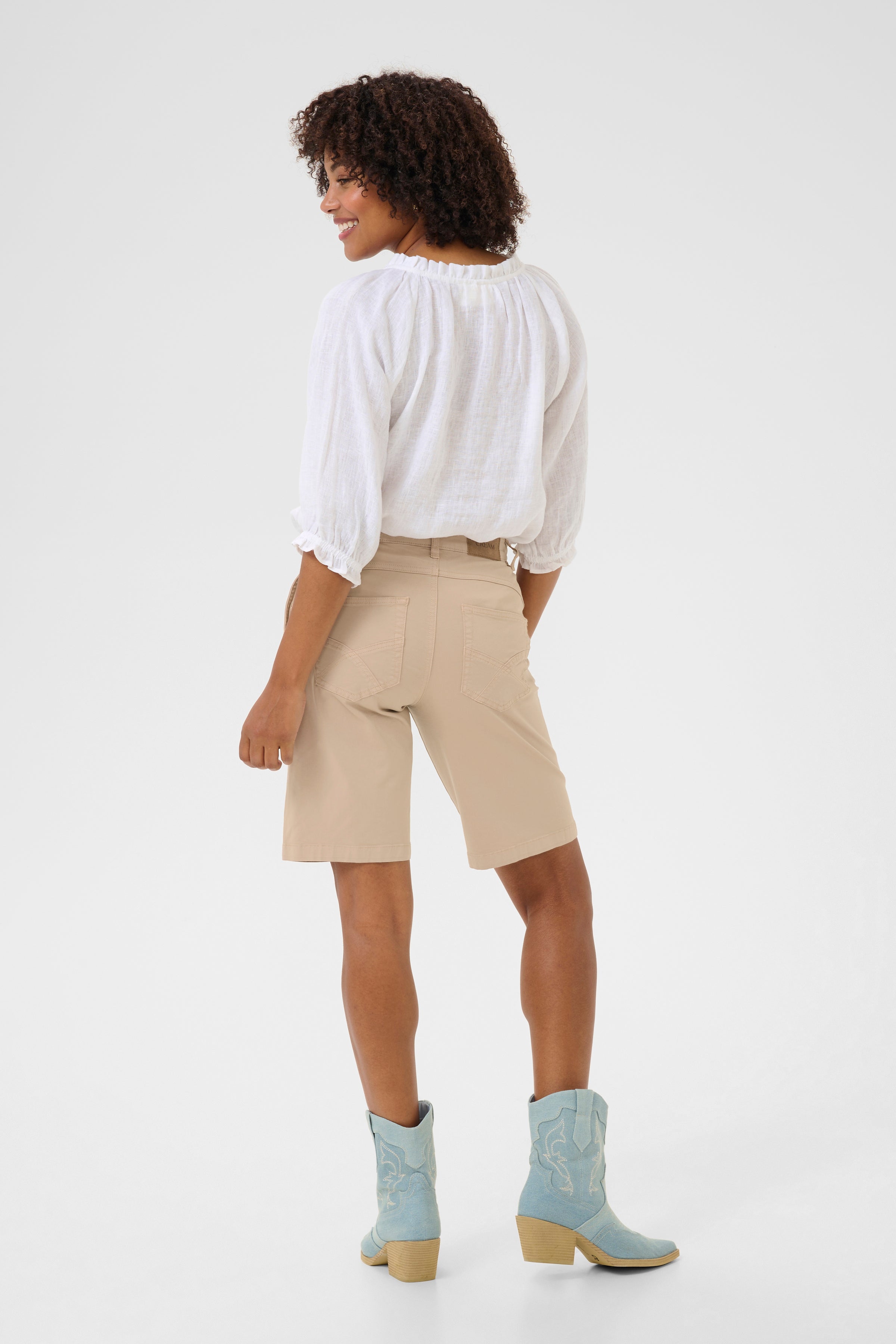 CRBerta Twill Shorts - Coco Fit