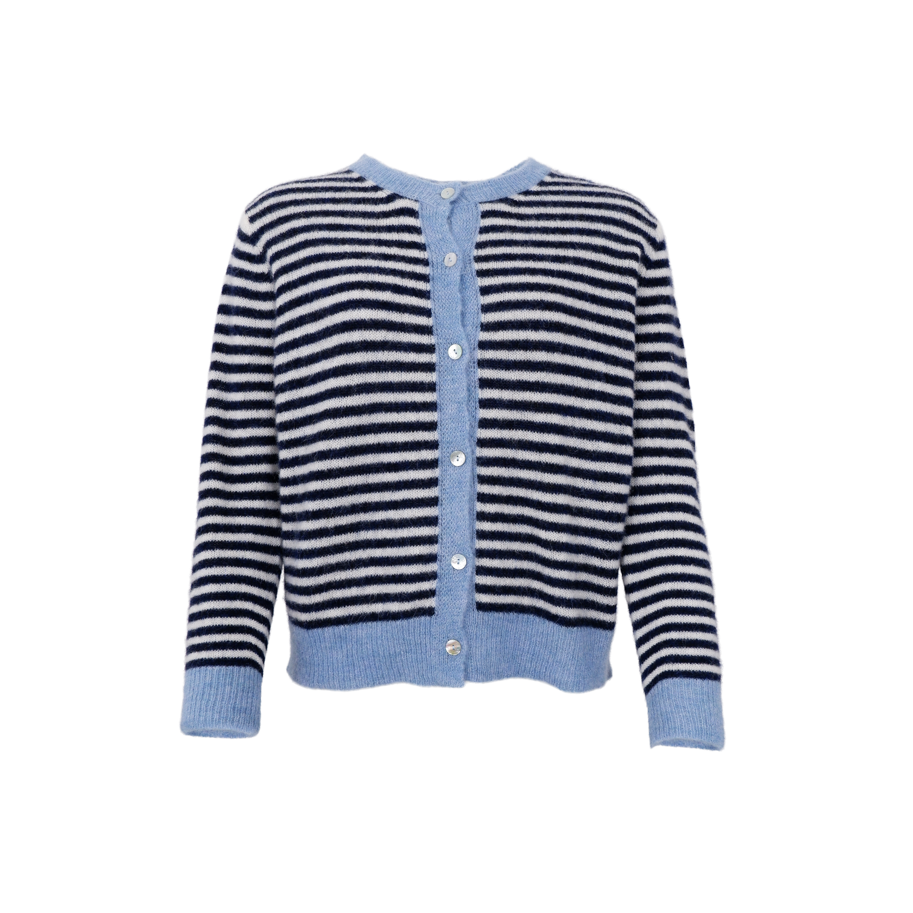 BCDELL STRIPED KNIT CARDIGAN