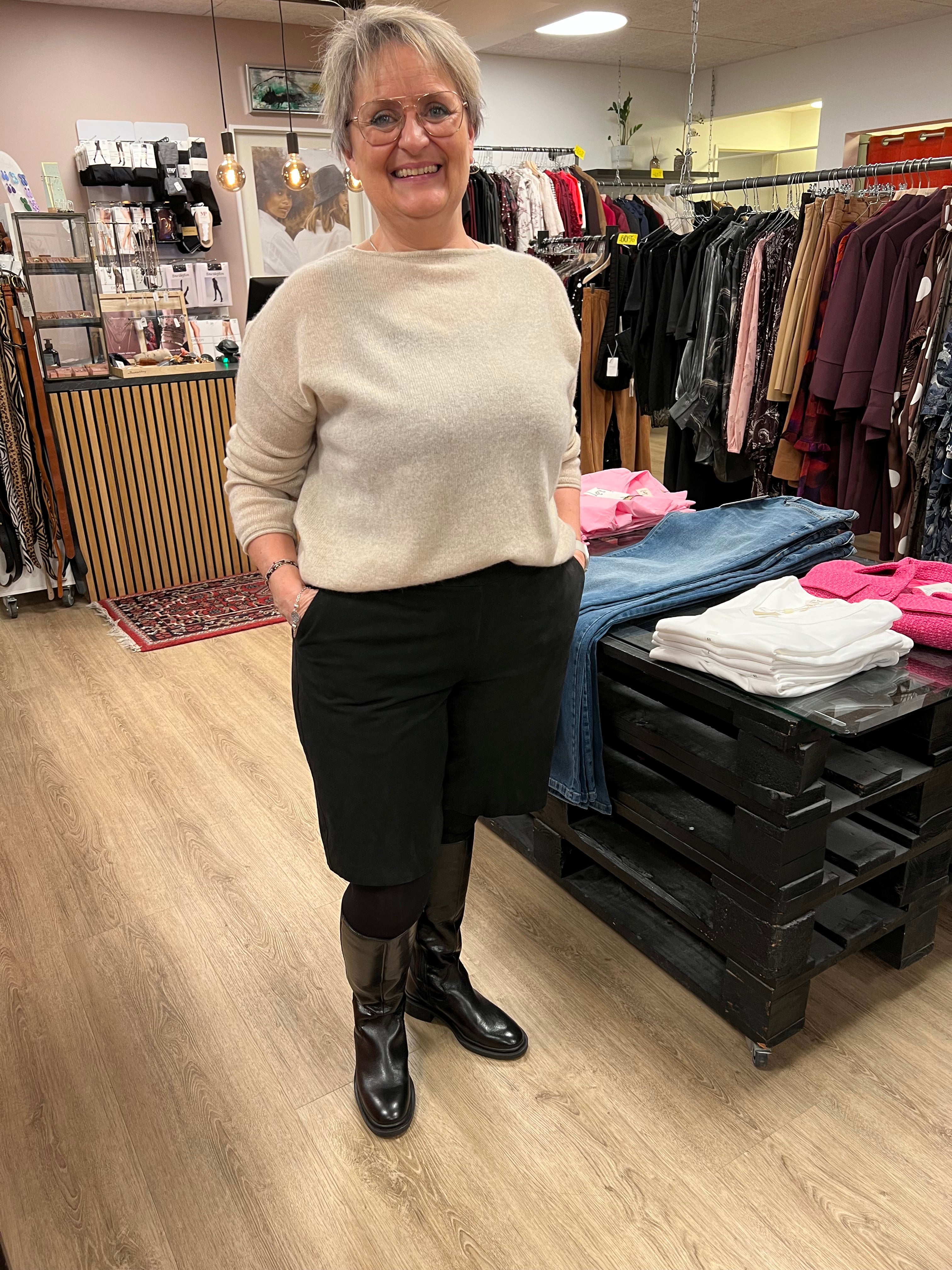 Suede Bermuda Shorts 11426