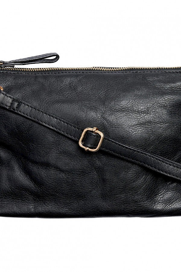 Cow Washed Crossbody Clutch