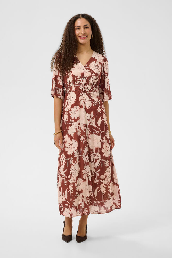 CRHailey Long Dress (rust)