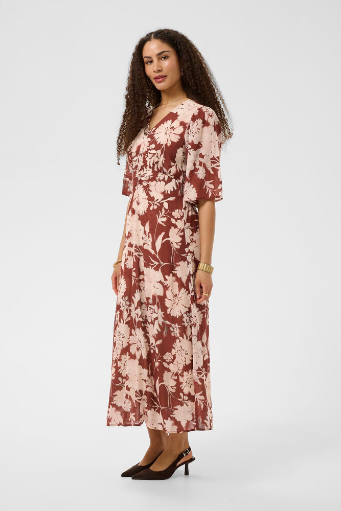 CRHailey Long Dress (rust)