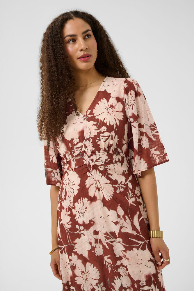 CRHailey Long Dress (rust)