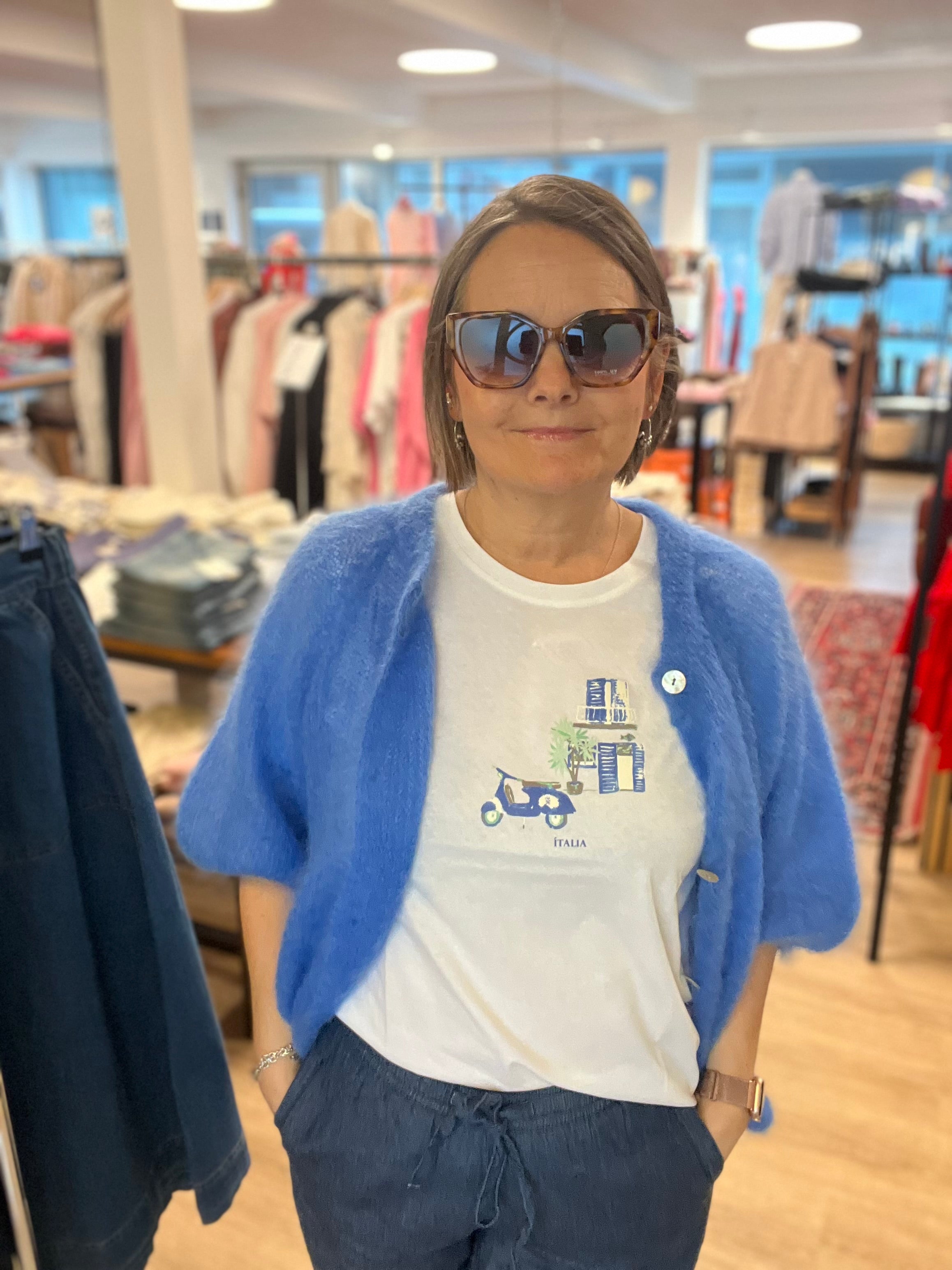 BCBJOERK PATENT KNIT CARDIGAN