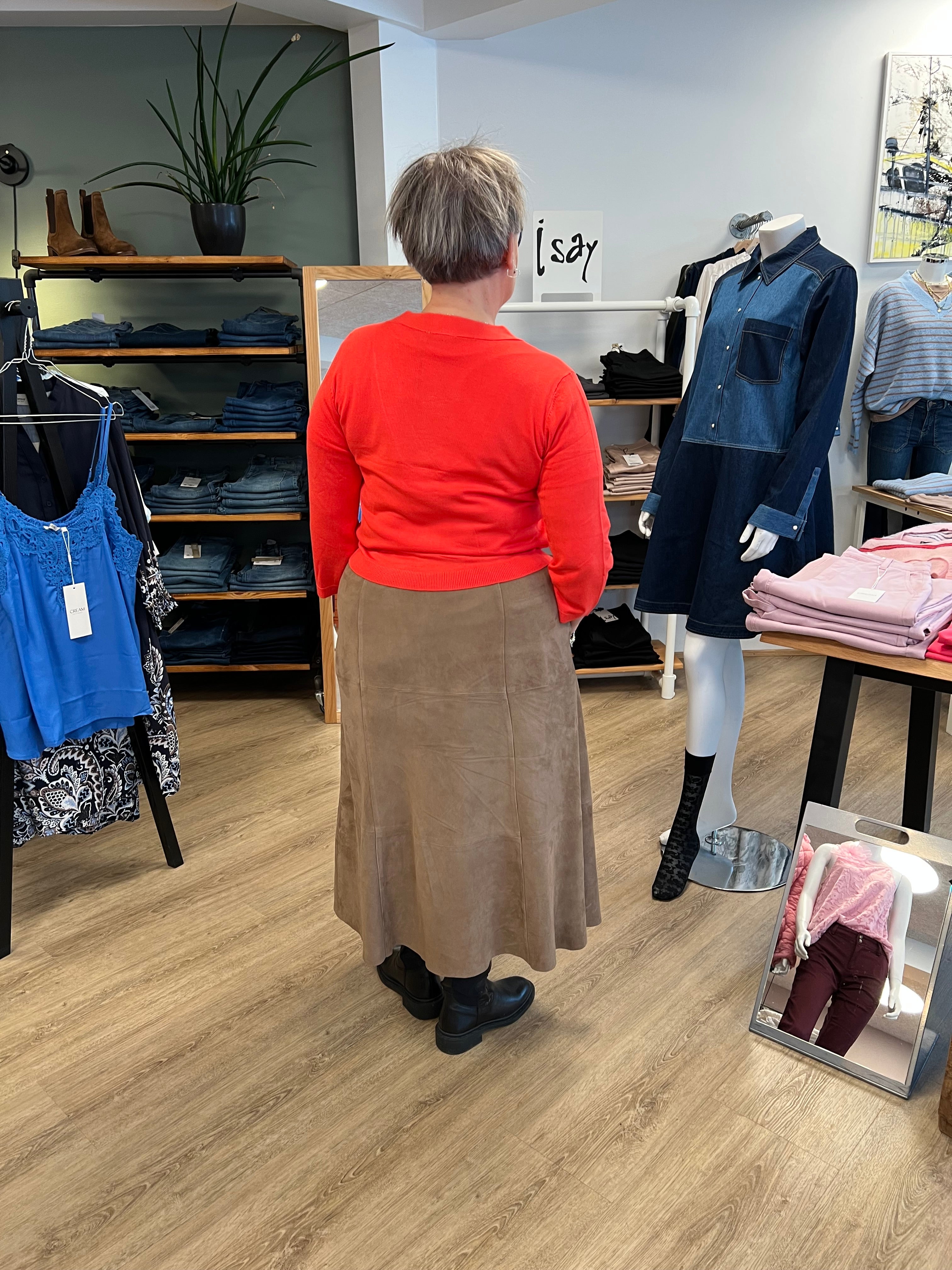 BTF Flora Suede Skirt