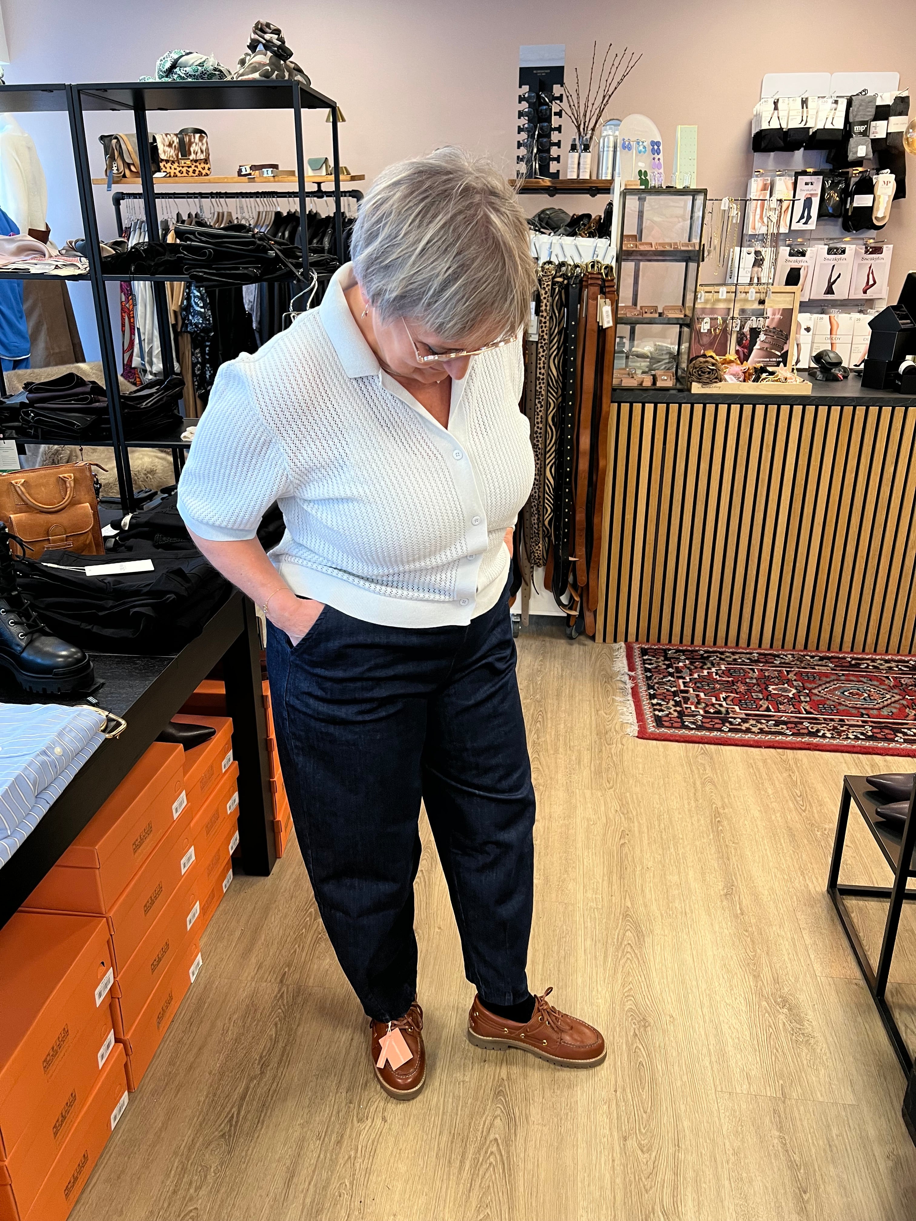 BCDENICE DENIM BARREL PANT