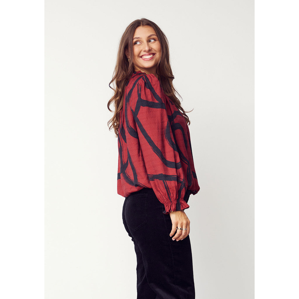 Tanna Printed Blouse