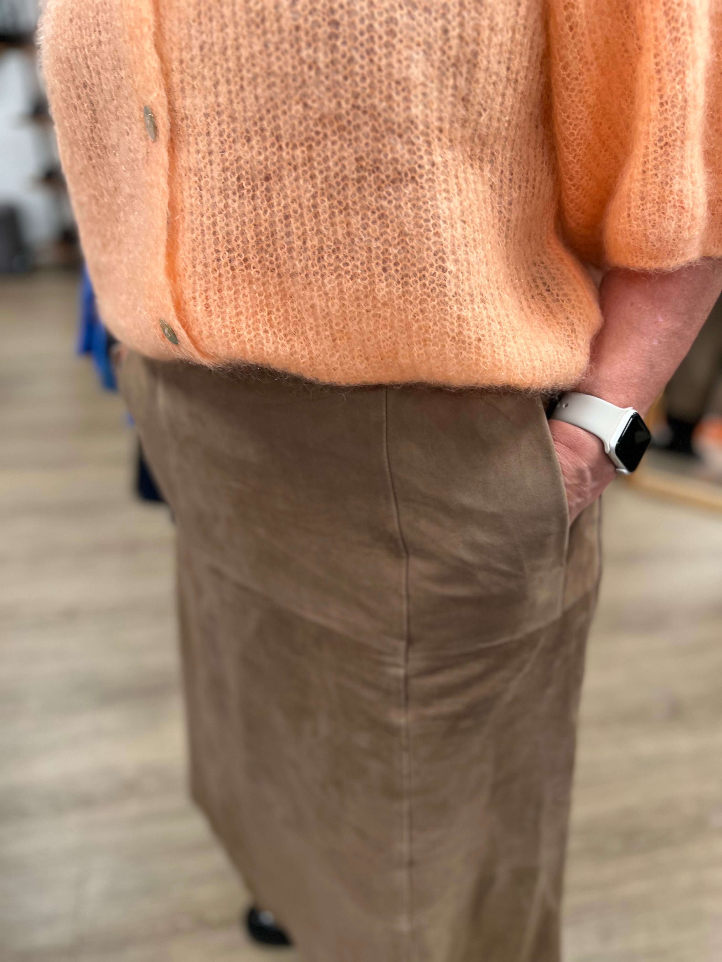 BTF Flora Suede Skirt