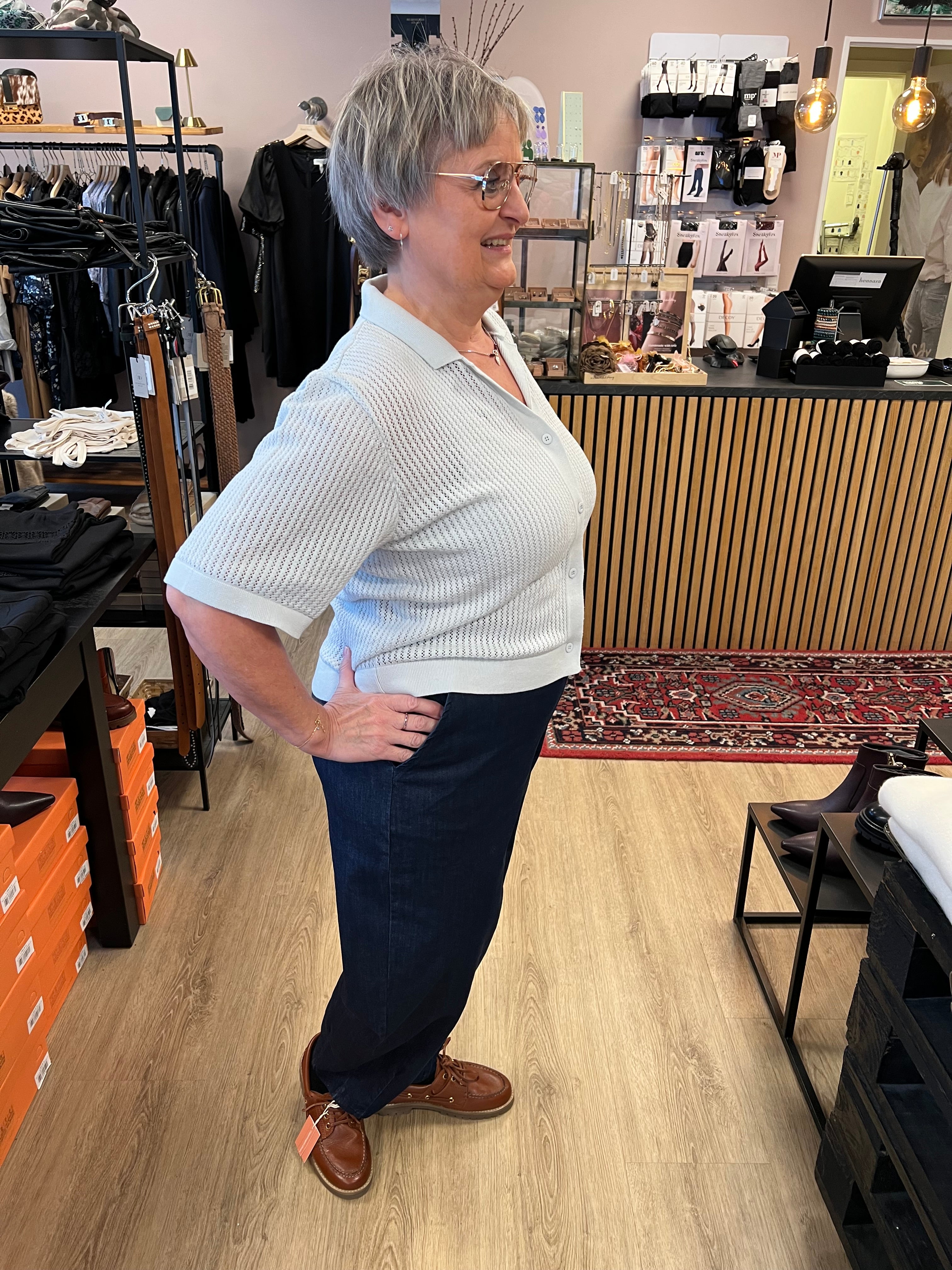 BCDENICE DENIM BARREL PANT