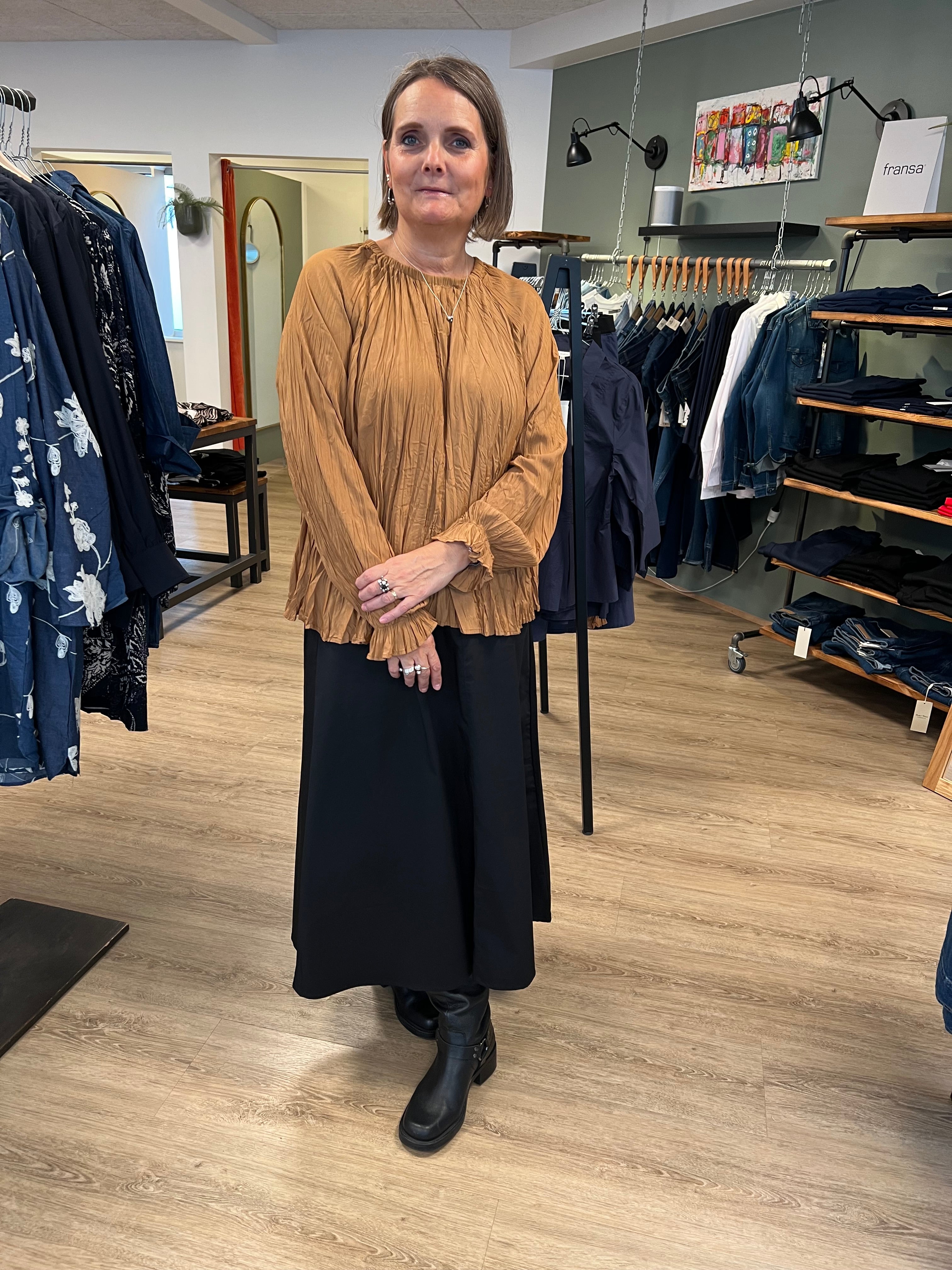 Sigga Long Skirt svart