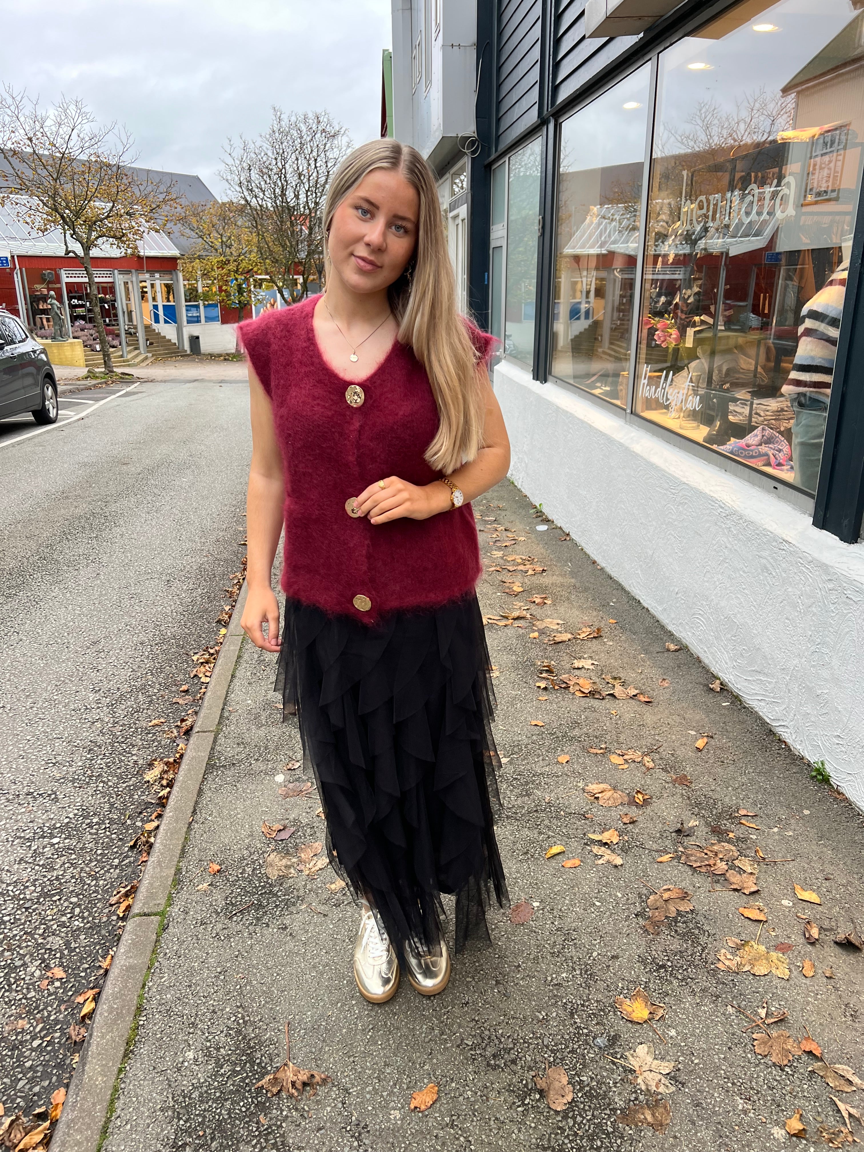 BCBJOERK KNITTED BUTTON VEST