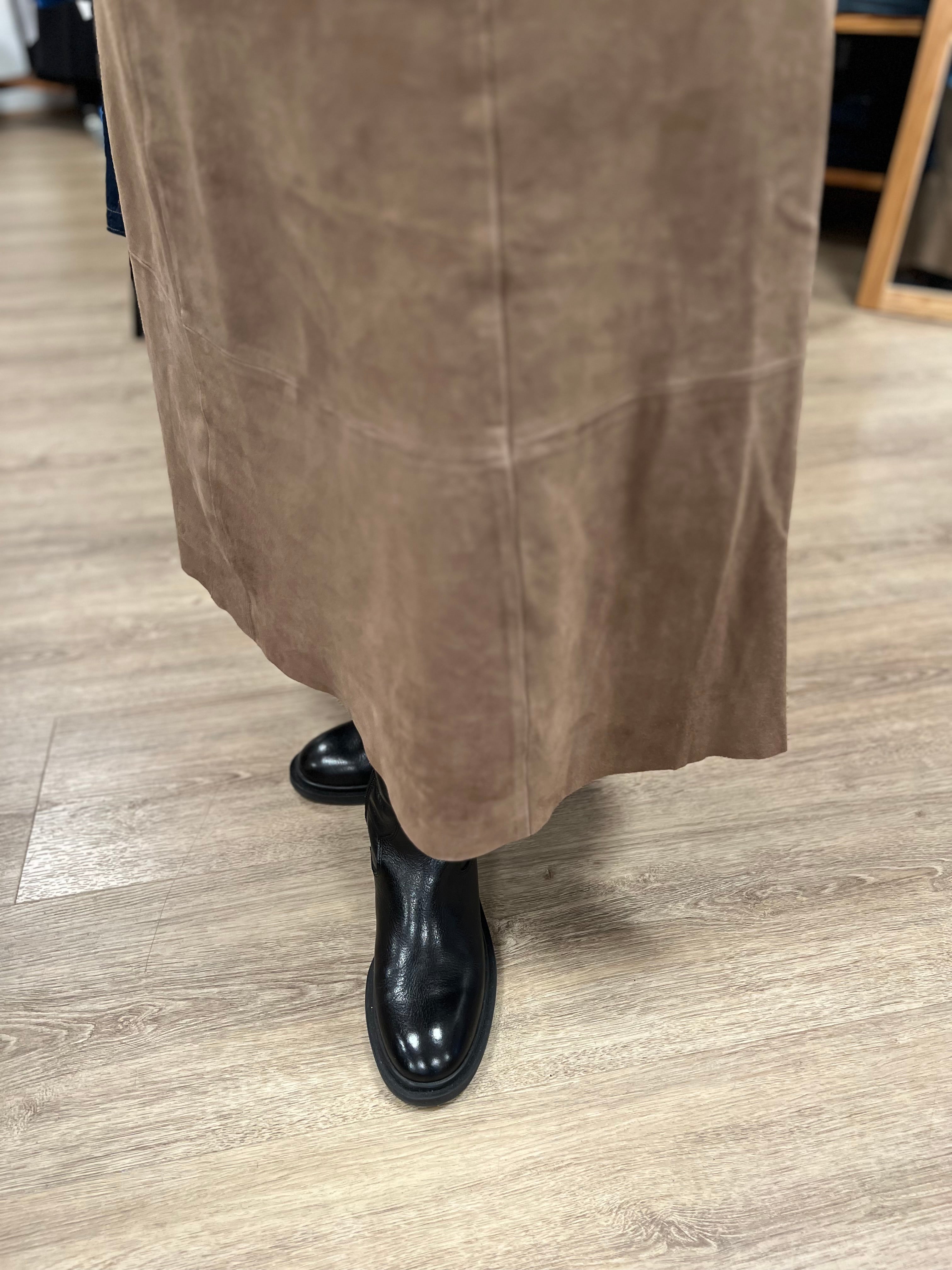 BTF Flora Suede Skirt