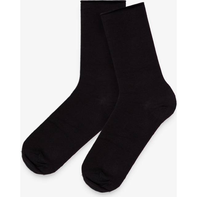 Ladies fine knit ankle socks 37-41