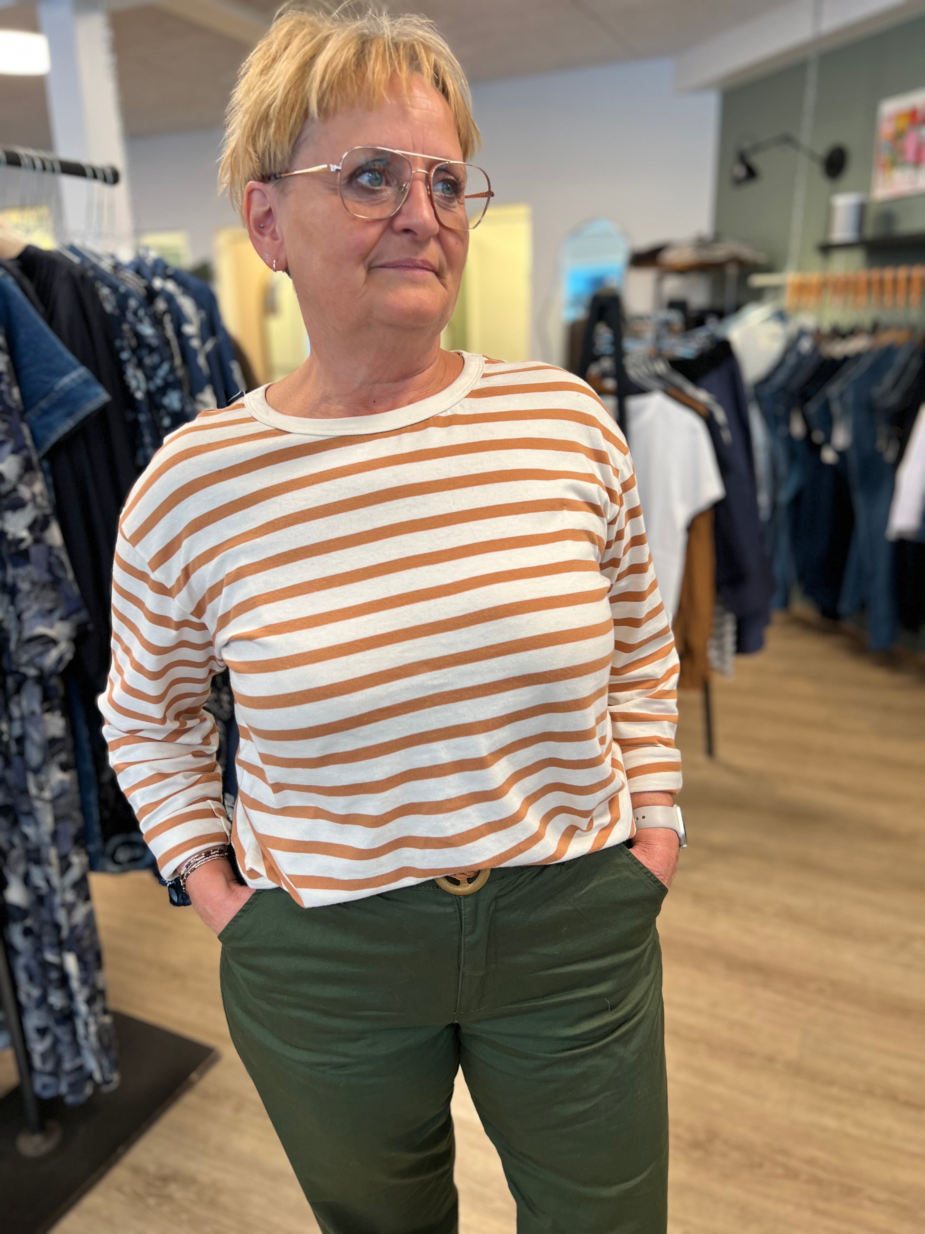 ESSigne LS Striped Top GOTS