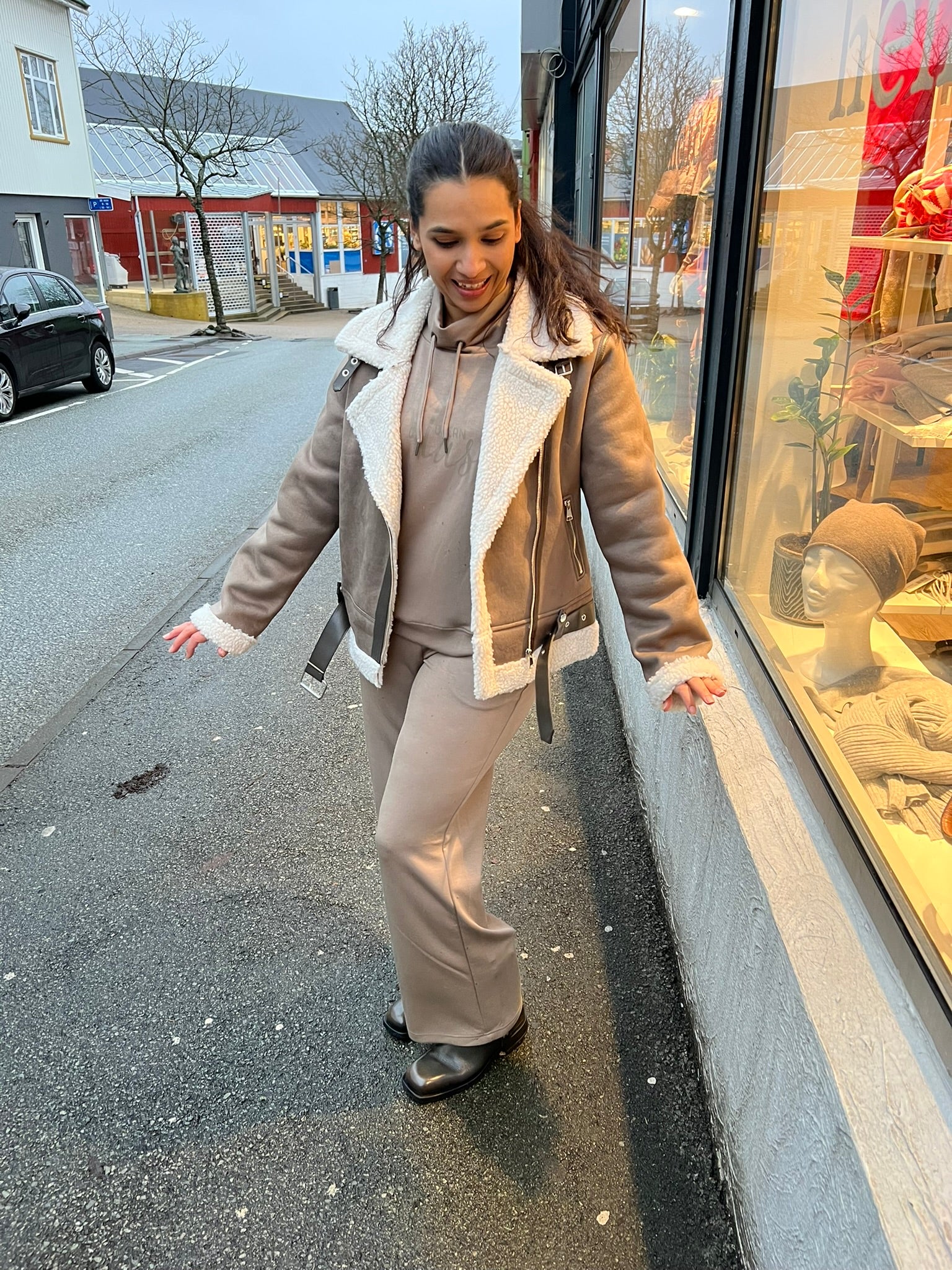 Fake Bonded Jacket