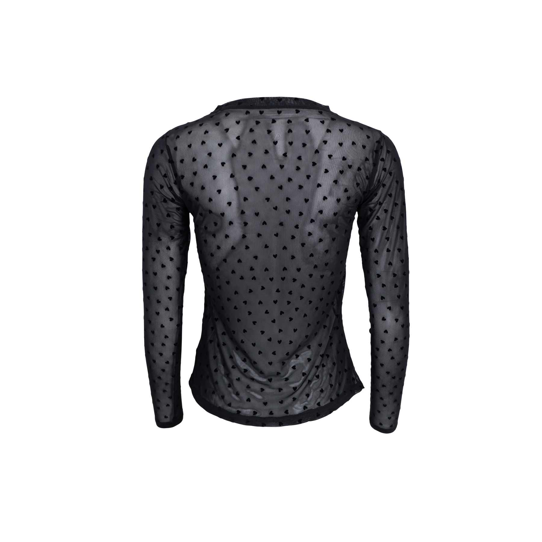 BCISOLE LOVE MESH BLOUSE svørt