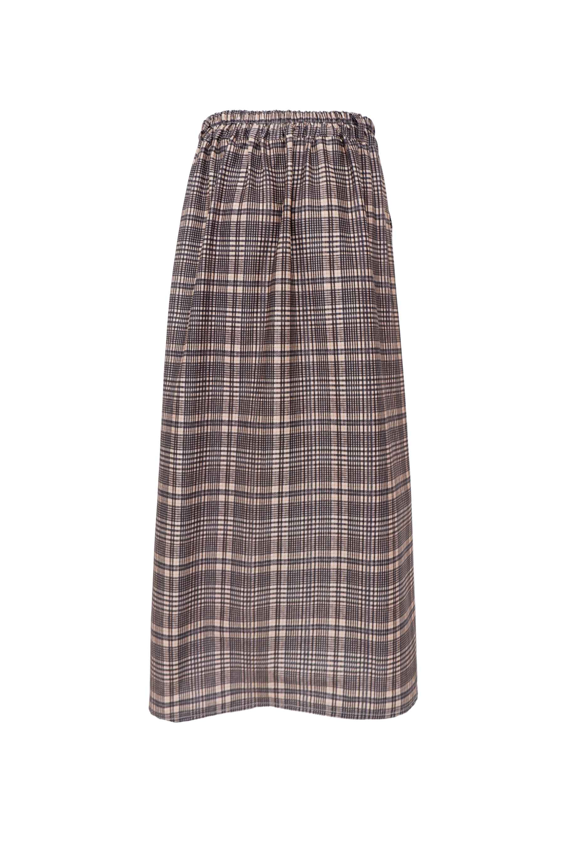 BCYORK CHECK SKIRT