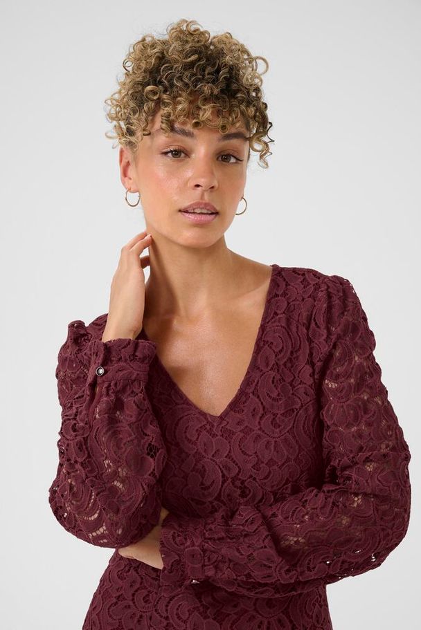 CRThit Ebana V Neck Dress