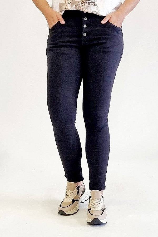 Buks Jane plain m 4 knapper