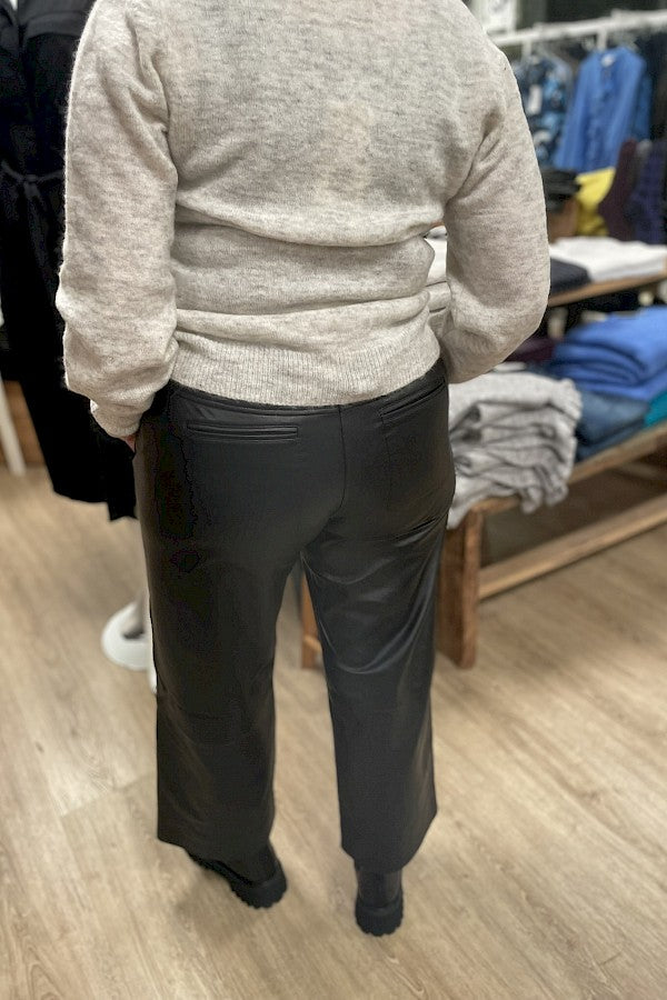 Wide 3/4 Length Pants lambaleður