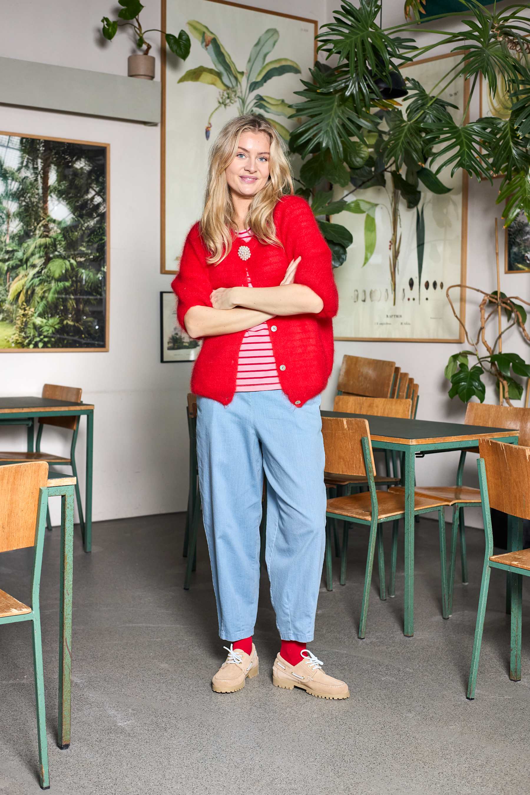 BCDENICE DENIM BARREL PANT