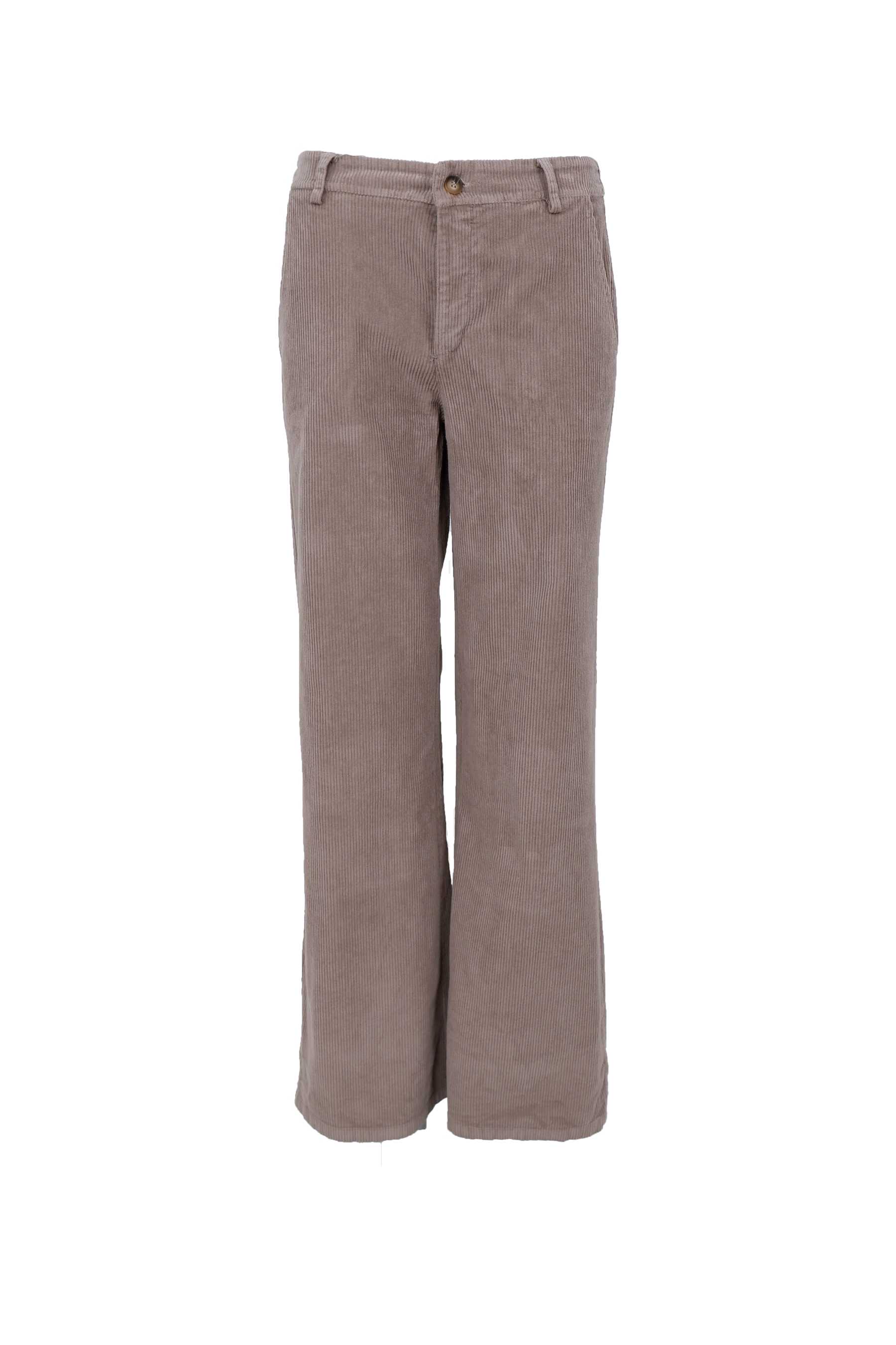 BCCORA CORDUROY BOX PANT brúnar