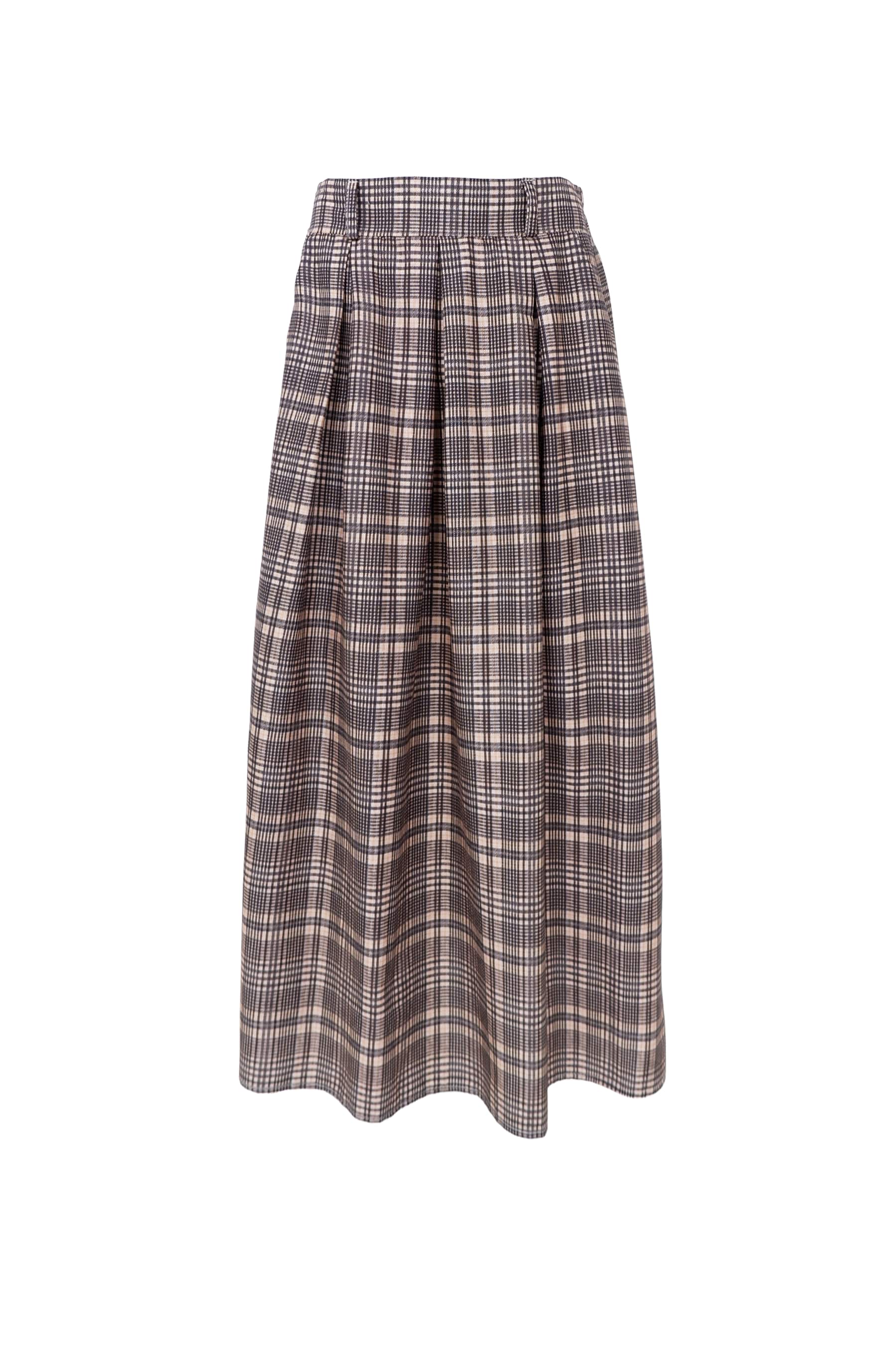 BCYORK CHECK SKIRT