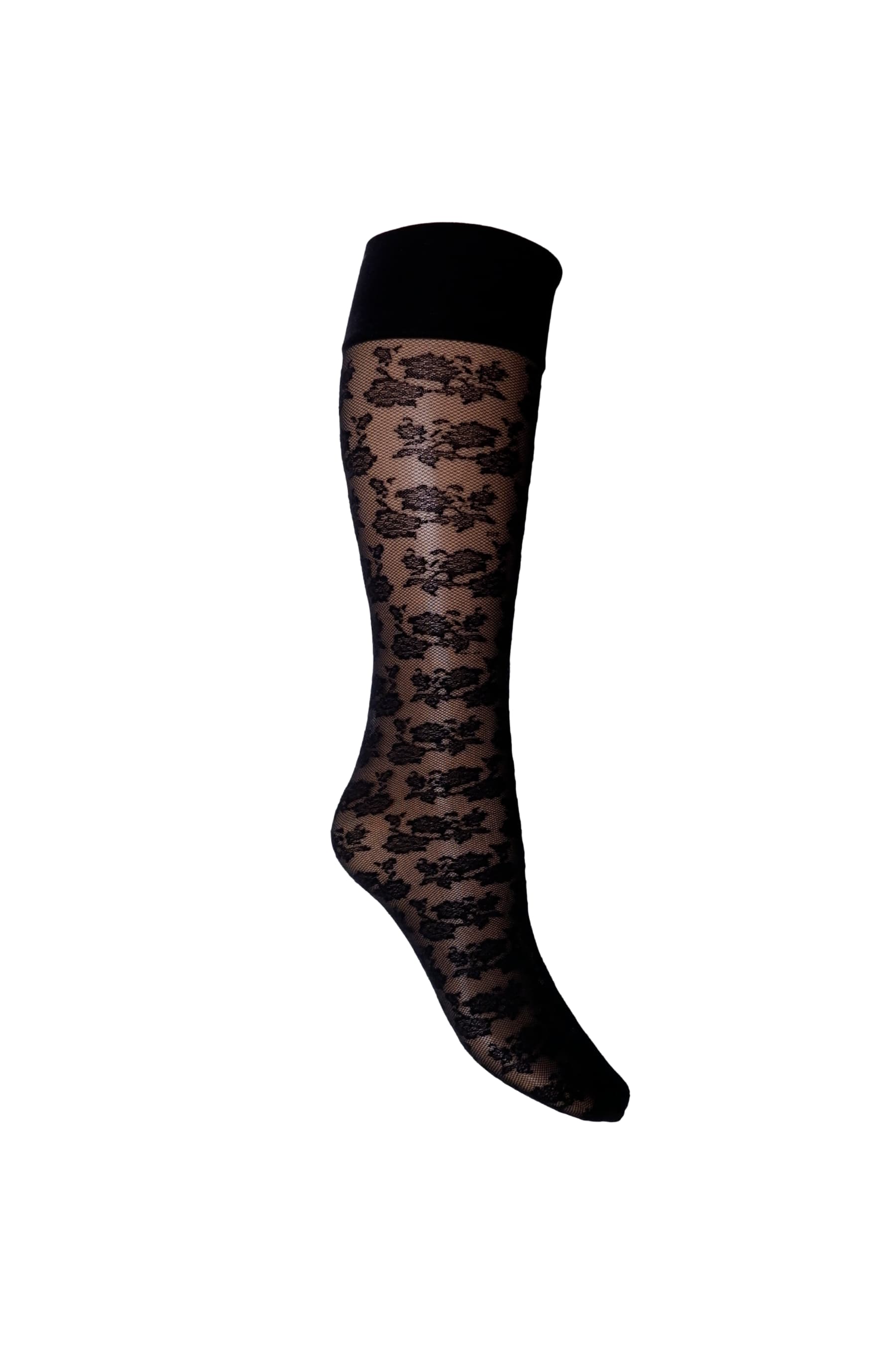 BCFLOWER LACE KNEE HIGH SOCK