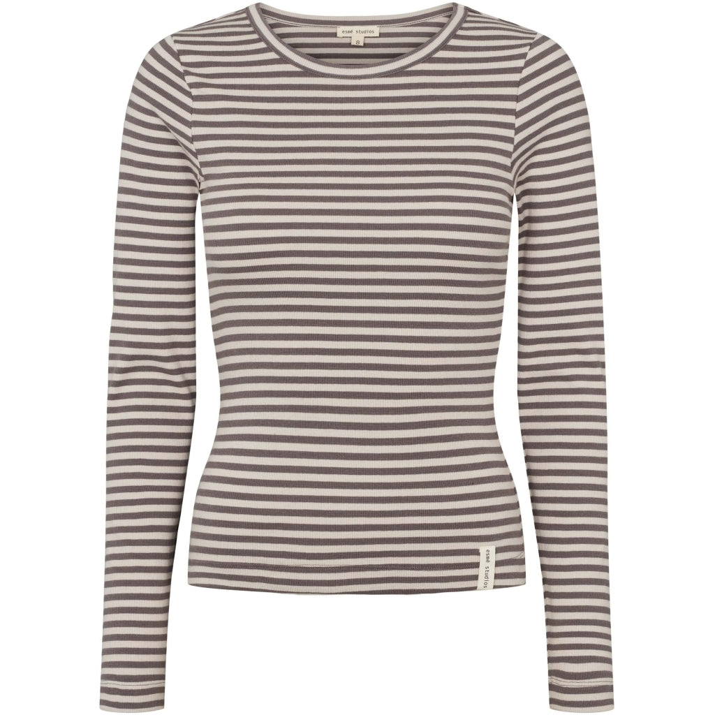 ESBlossom Stripe LS Top - GOTS