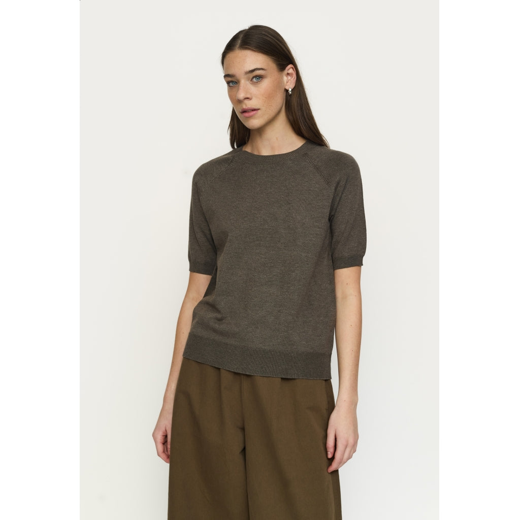 SRMarla ss O-neck knit