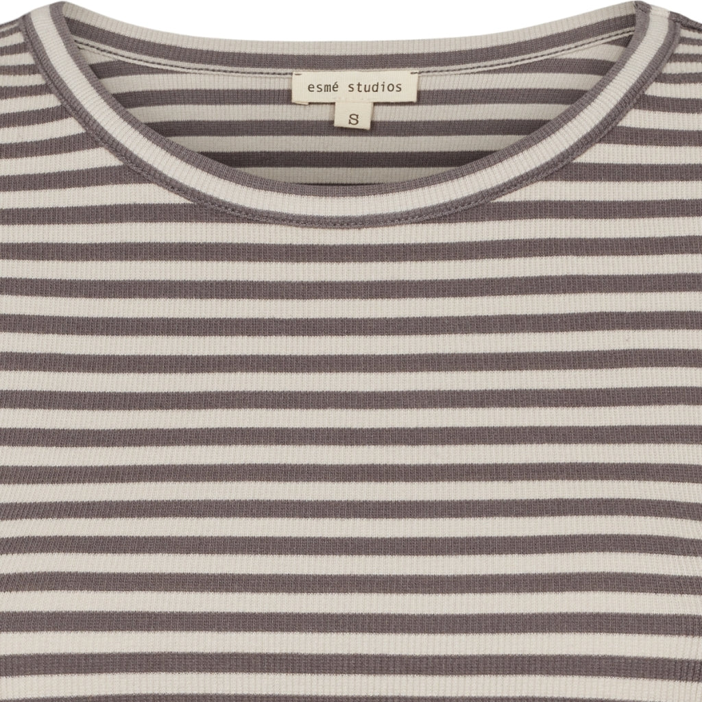 ESBlossom Stripe LS Top - GOTS