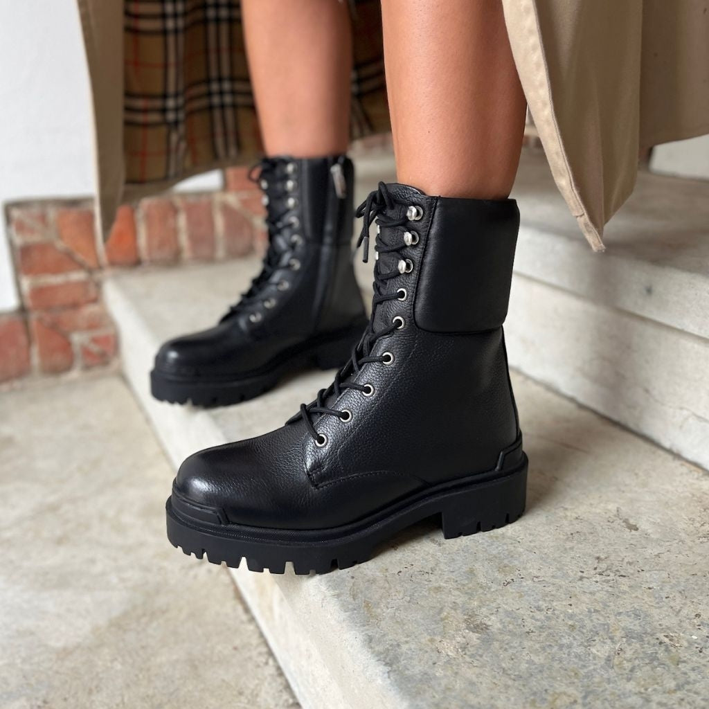 THE BECAUSE BOOT LEATHER
