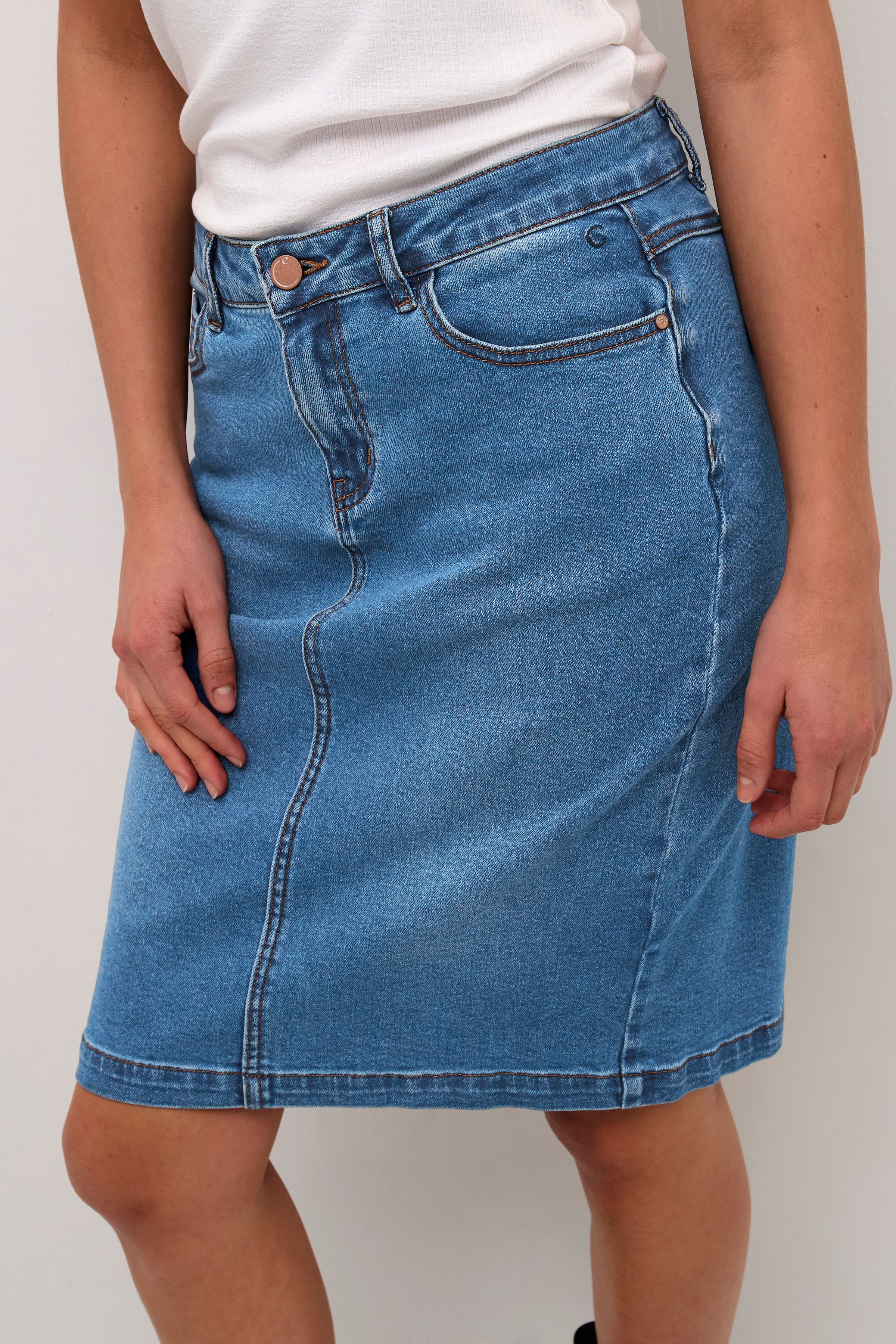 CREbba Short Denim Skirt