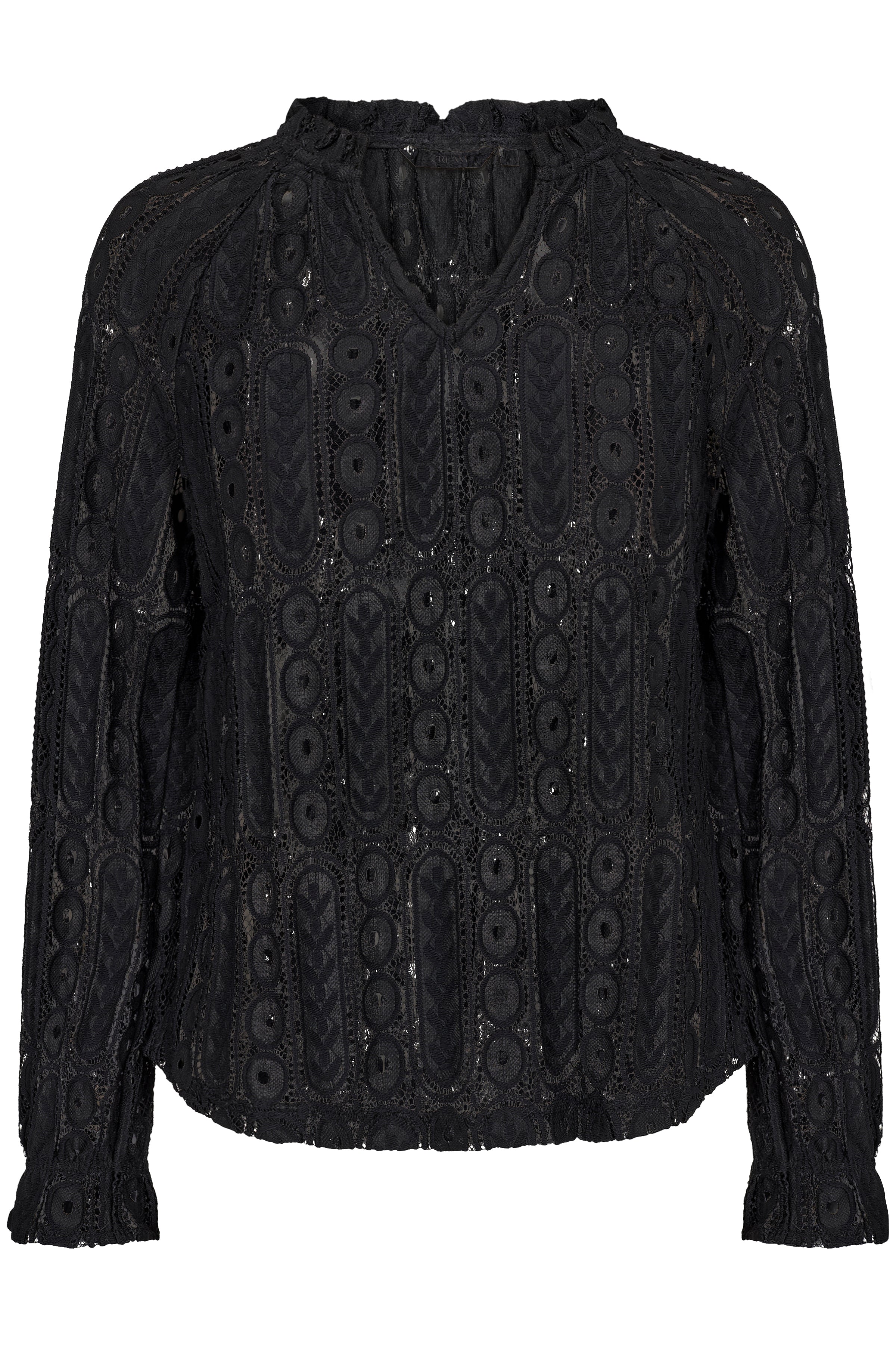 CRTully V-Neck Lace Blouse