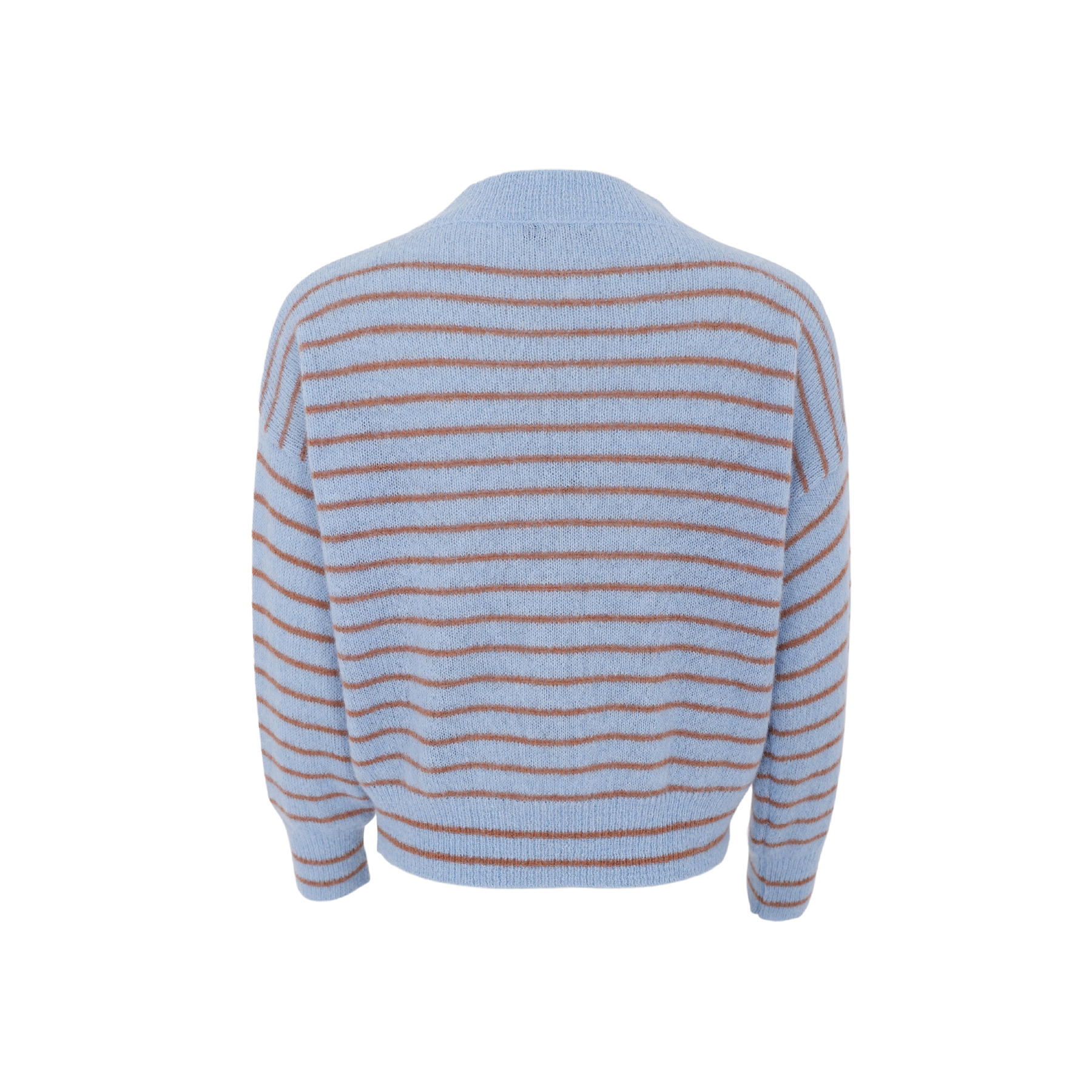 BCDELL STRIPED V-NECK JUMPER