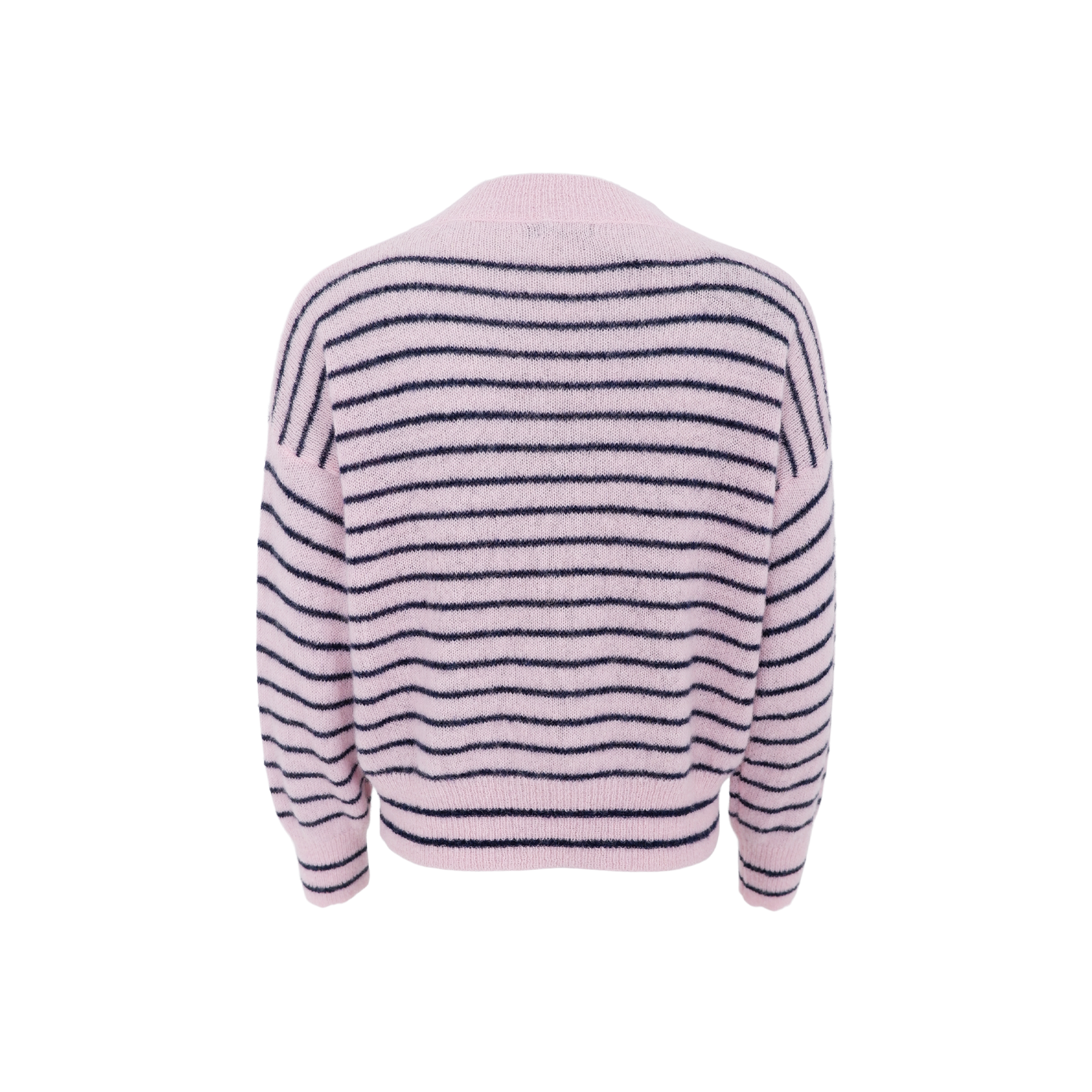 BCDELL STRIPED V-NECK JUMPER