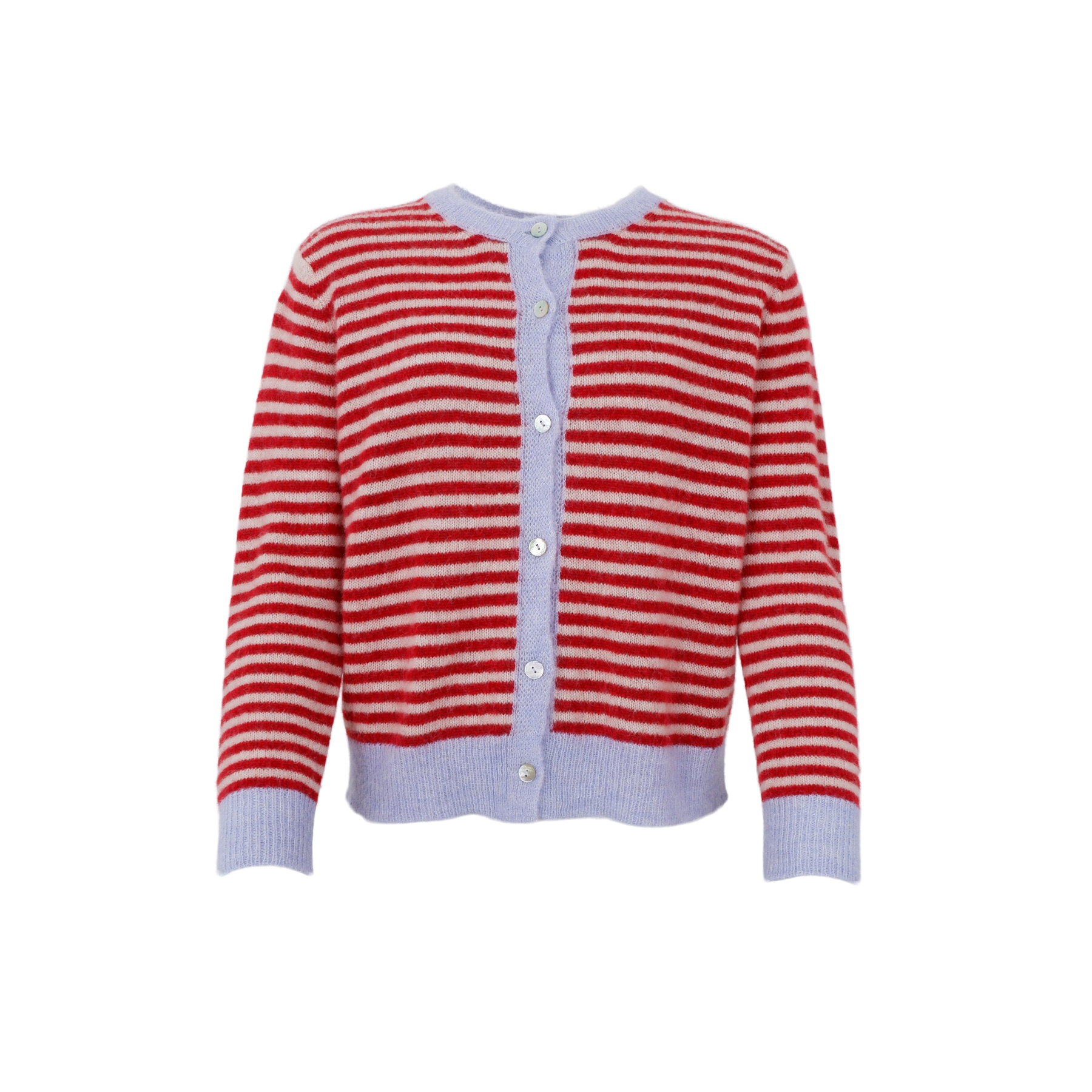 BCDELL STRIPED KNIT CARDIGAN