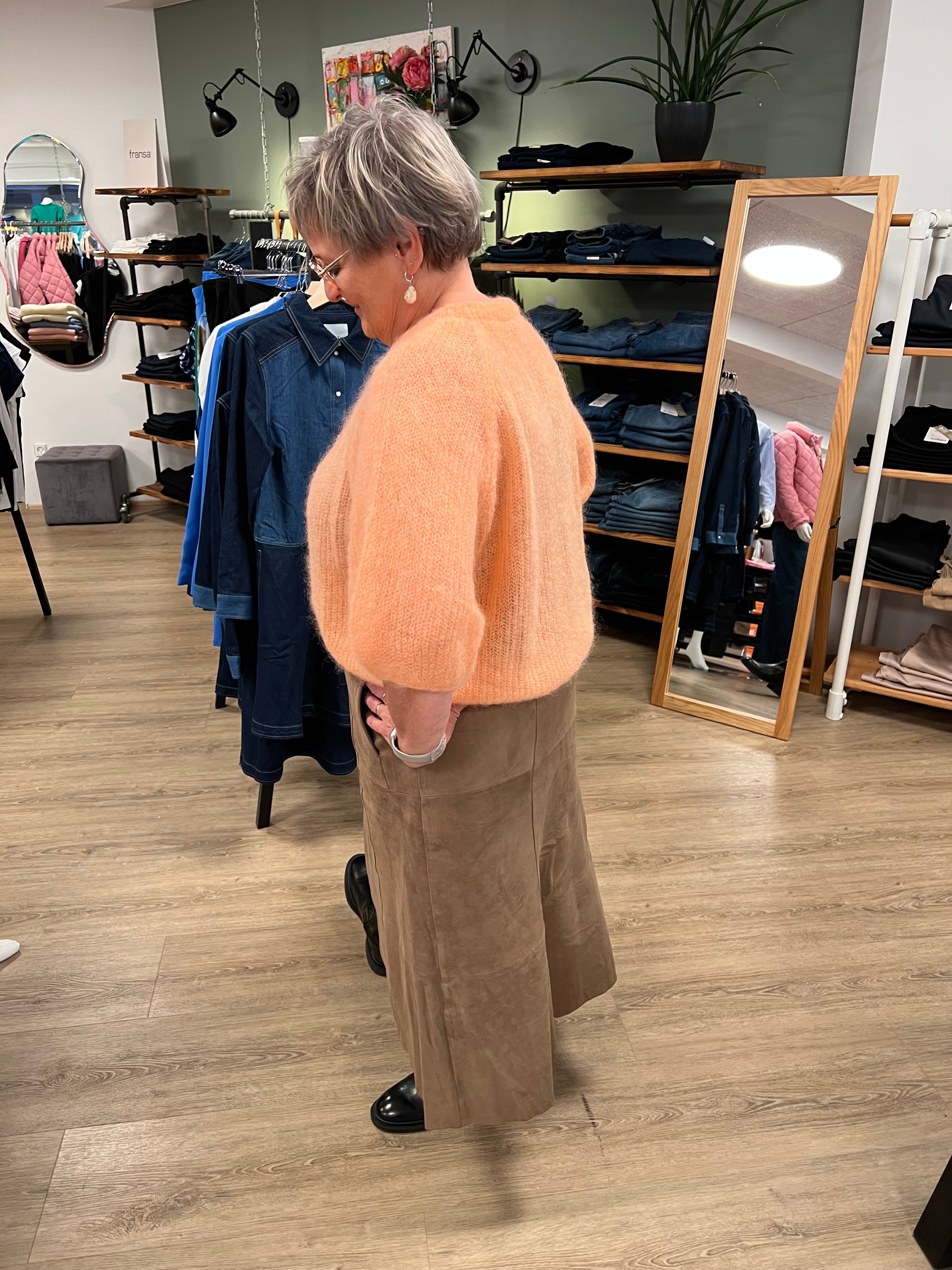 BTF Flora Suede Skirt