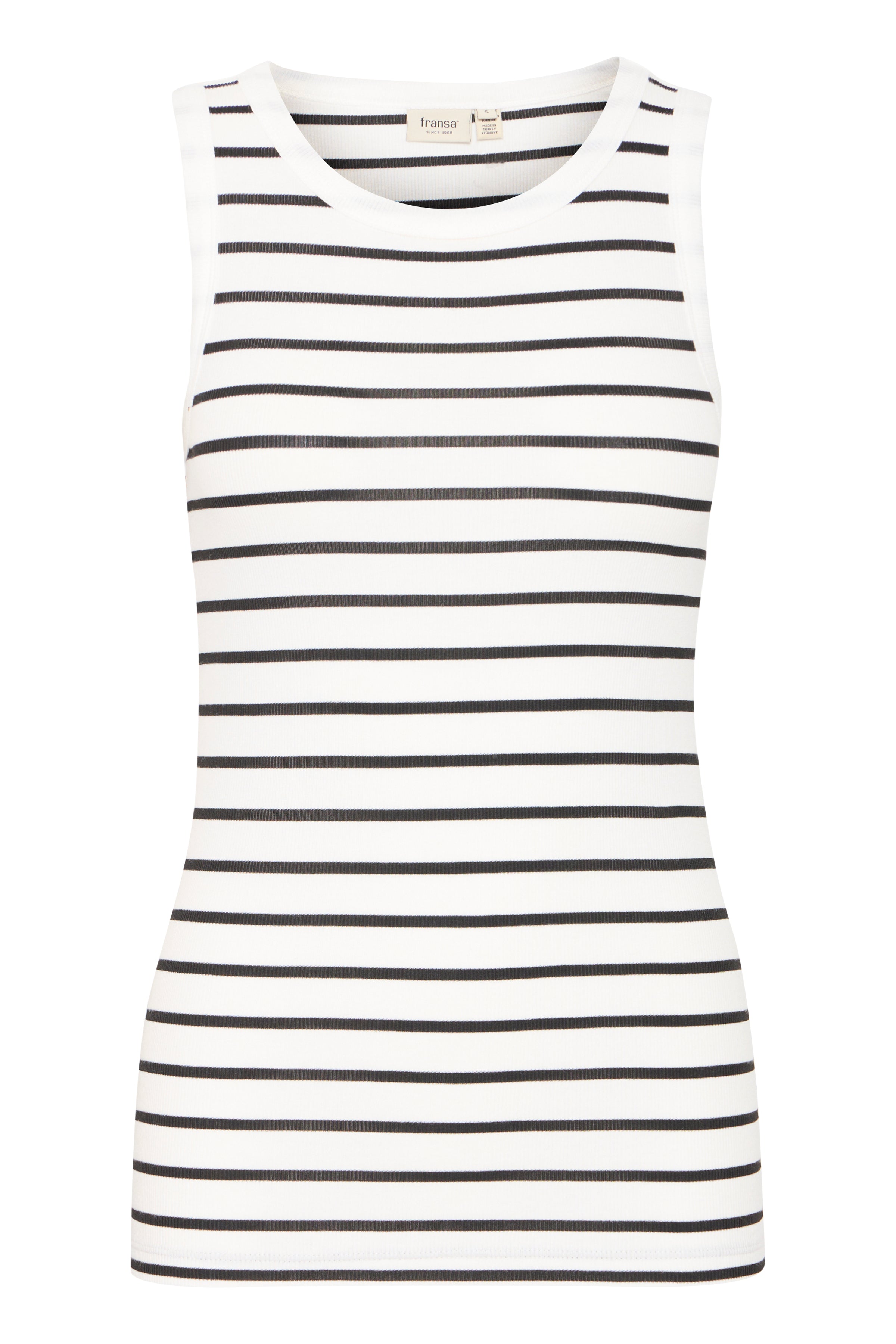 FRHIZAMOND STRIPE TOP 14 svartur