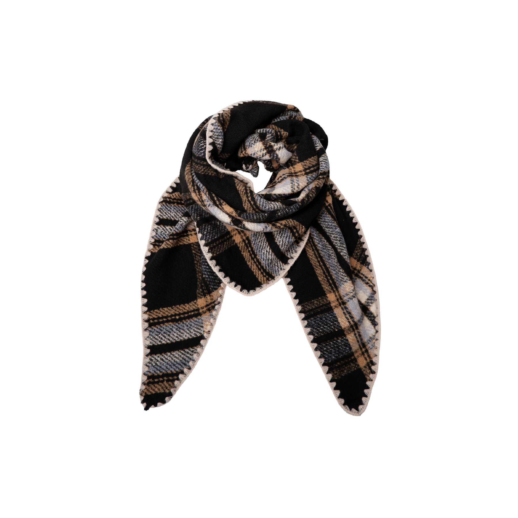 BCLEONI CHEQUERED SCARF