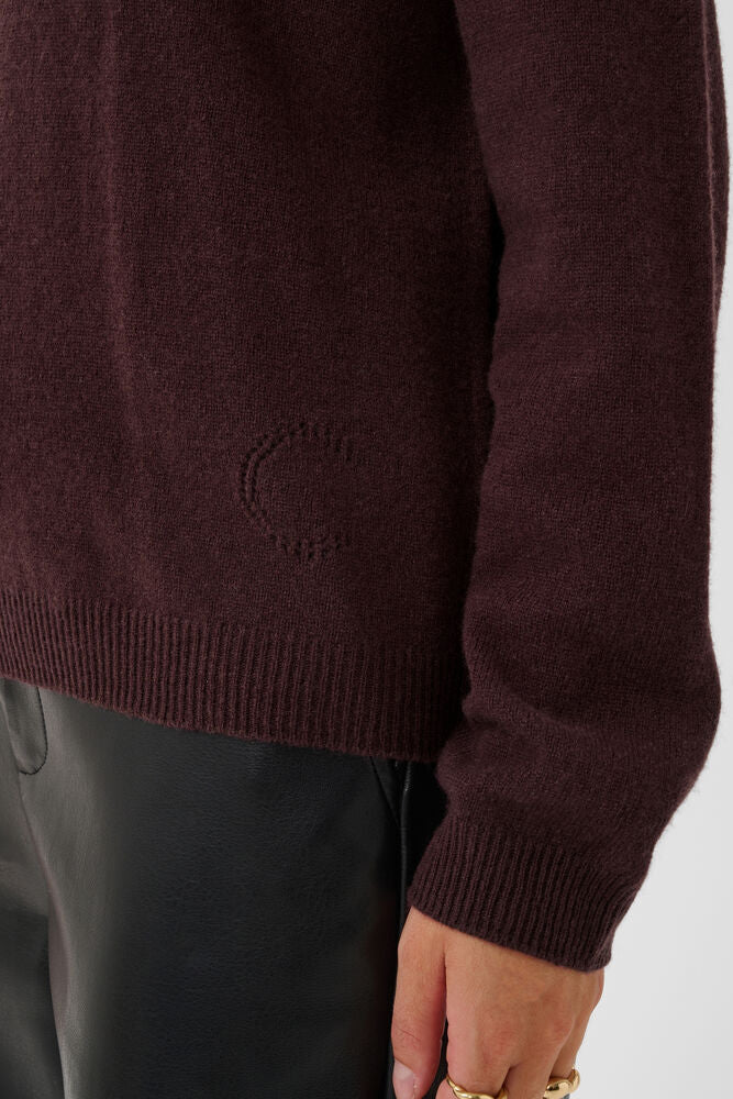 CRMela Pullover vínreyð