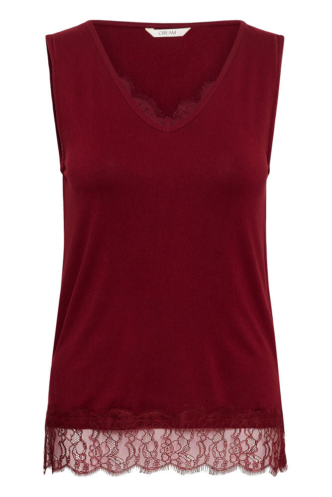 CRAlvaia Jersey Lace Top