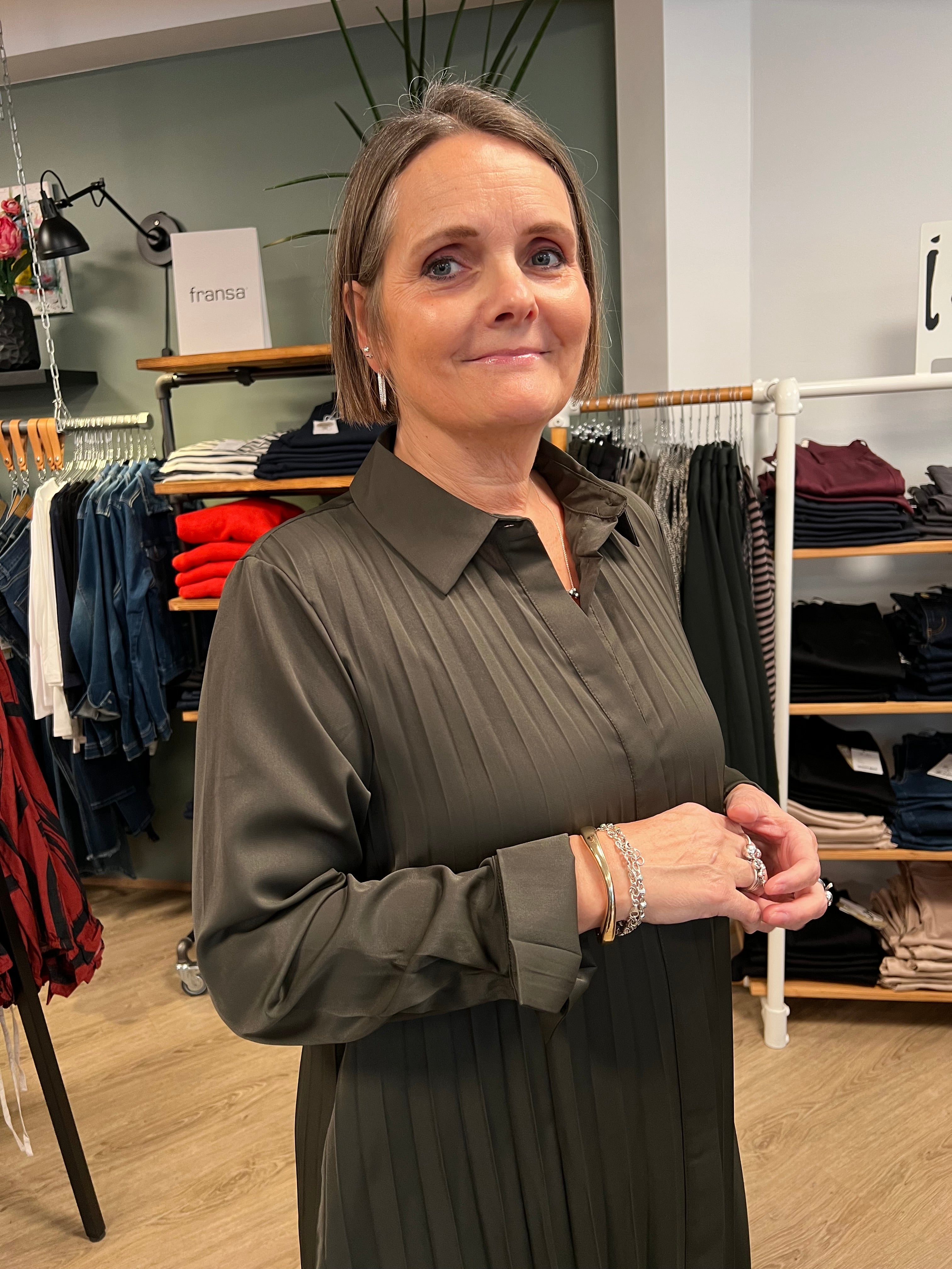 Frida Pleat Dress