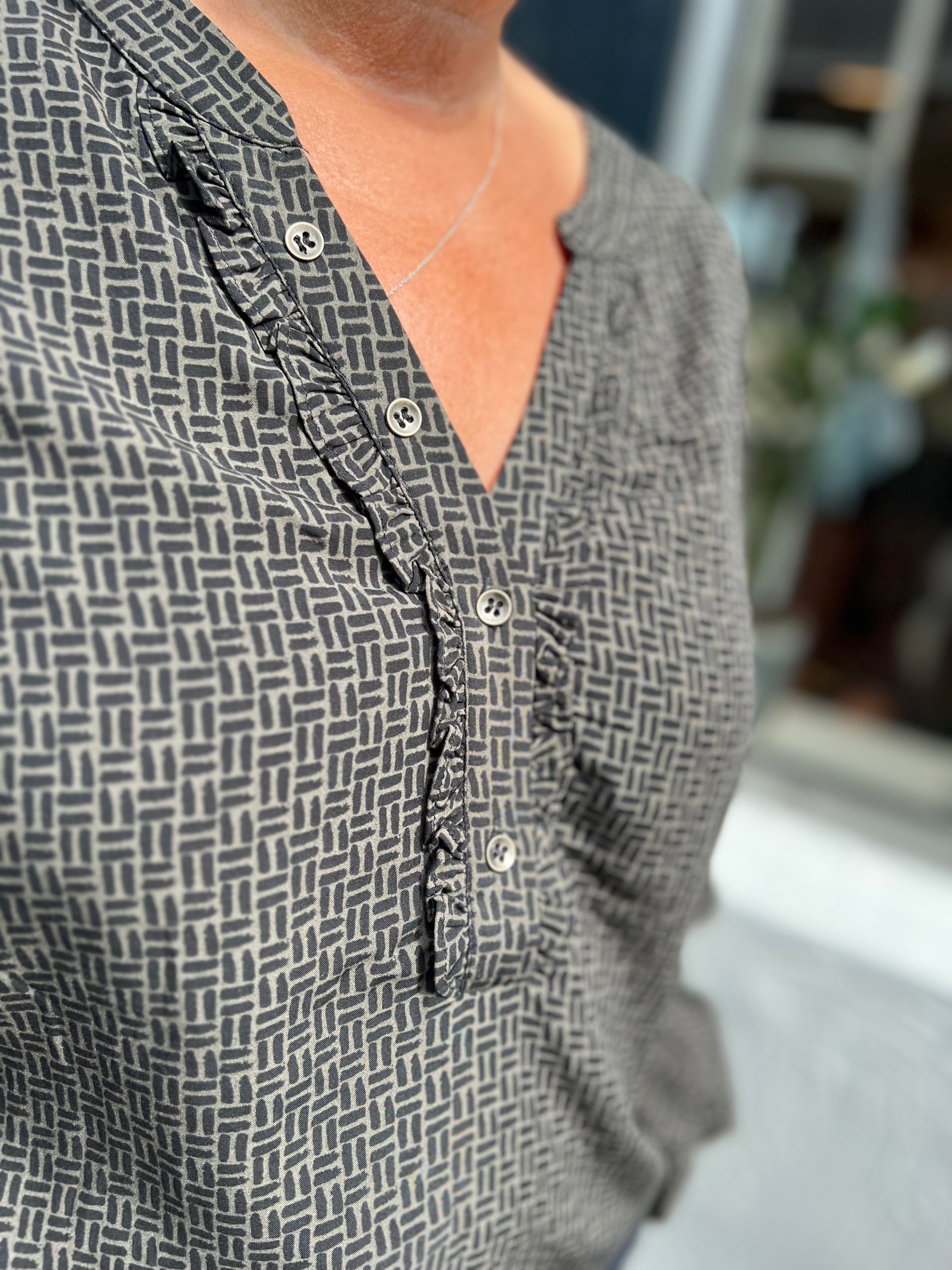 Asta Flounce Blouse