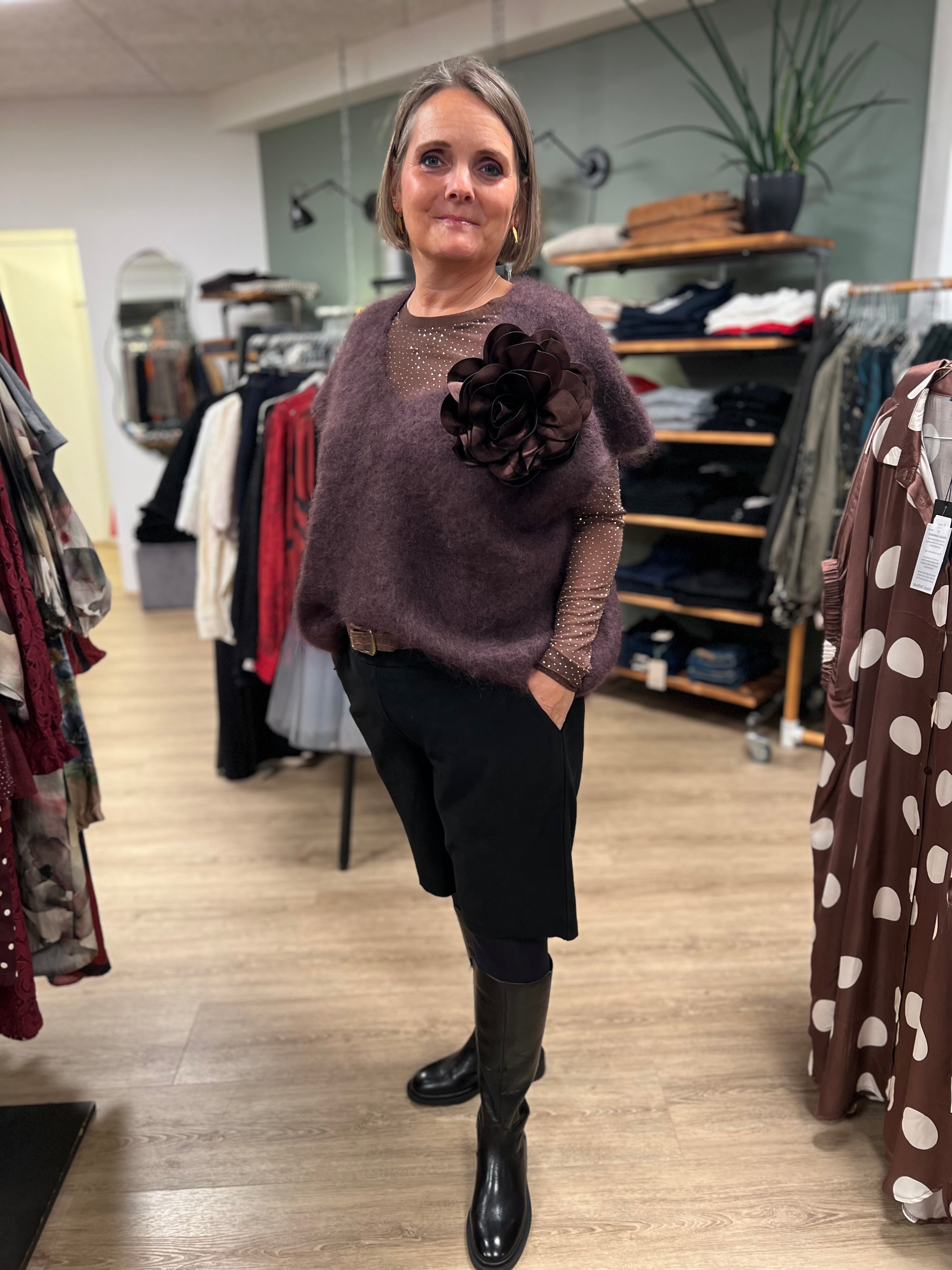 Suede Bermuda Shorts 11426