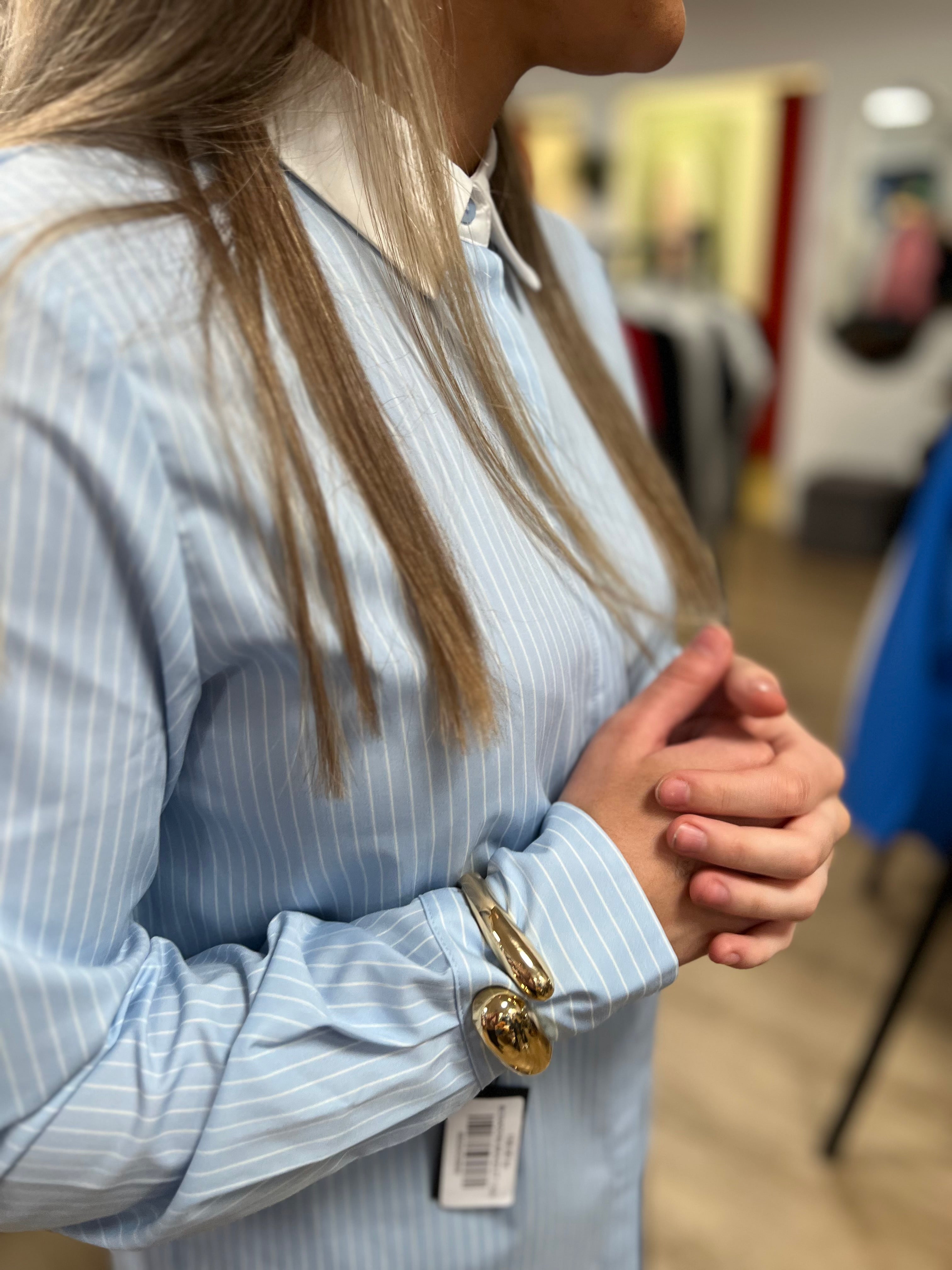 Bamboo Shirt w. Stripes