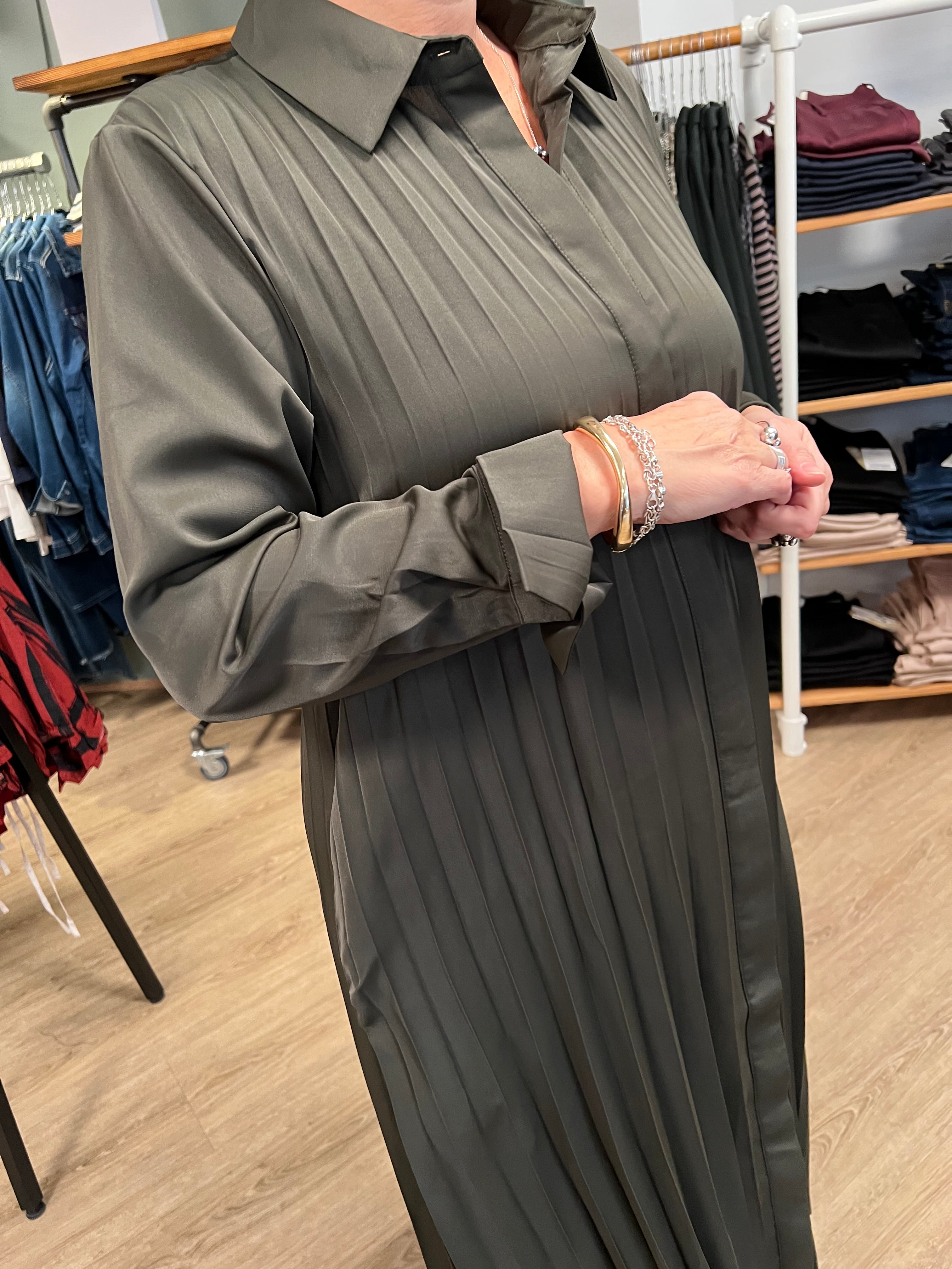 Frida Pleat Dress