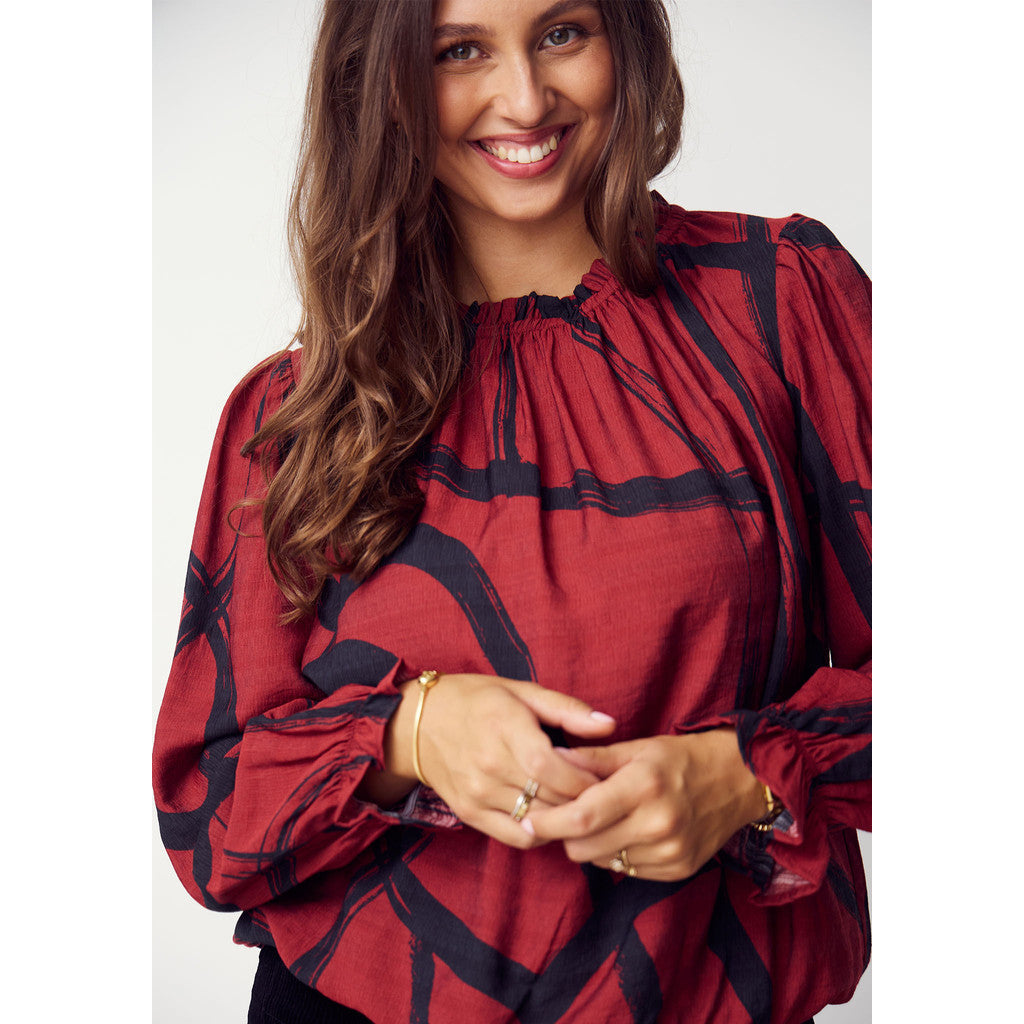 Tanna Printed Blouse